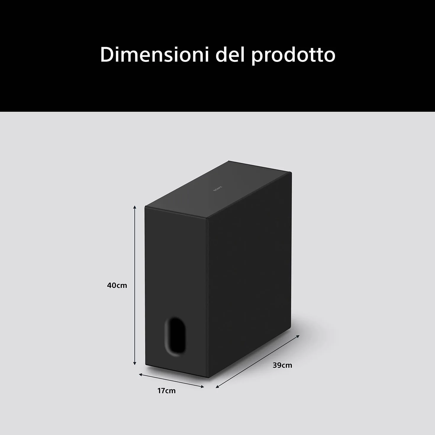 Sony BRAVIA Theatre Sub 8, subwoofer wireless da 300 W per soundbar/sistemi audio home theater, compatibile con HT-A9M2 / A8 / A9000 / A8000 / A7100, SA-SW8, modello 2026