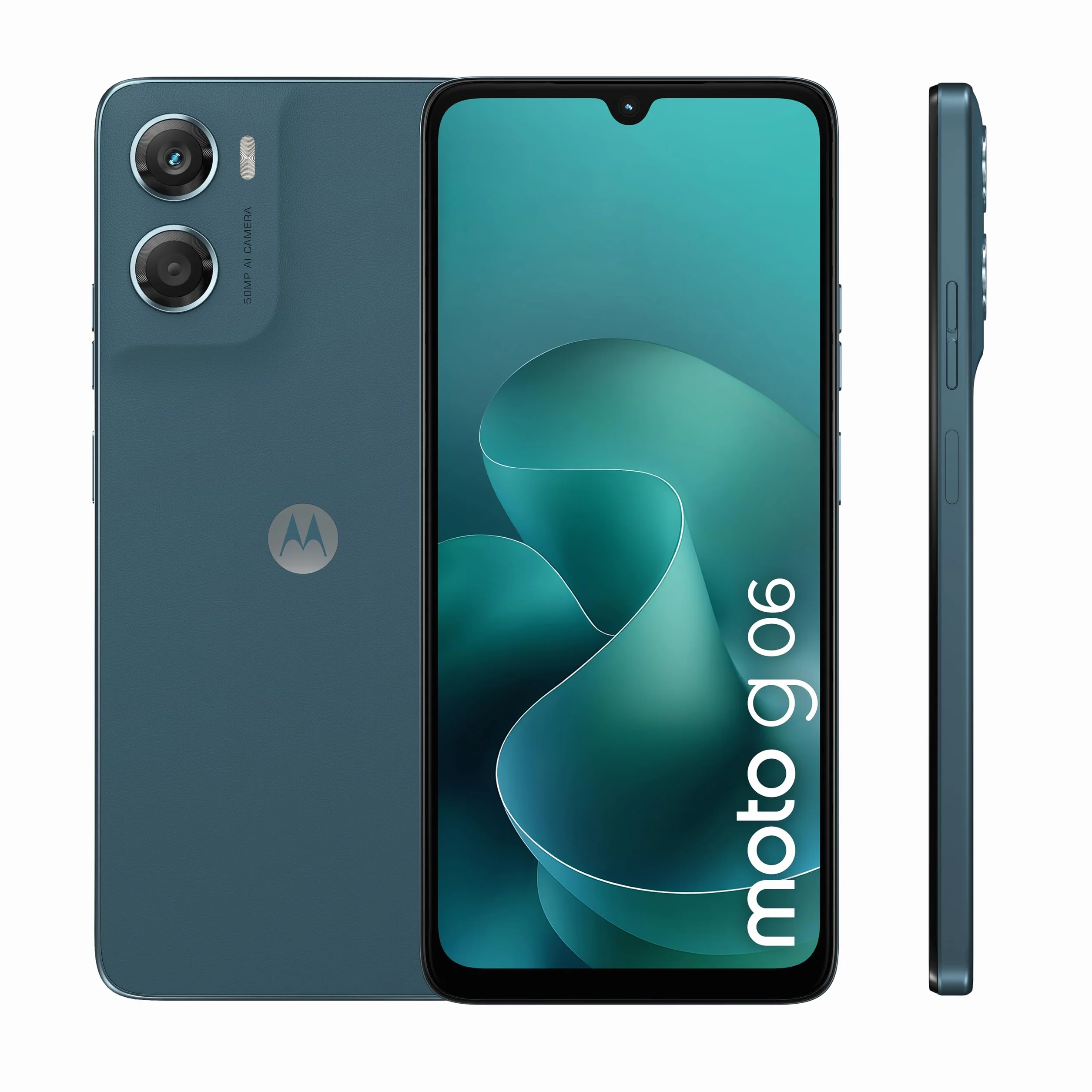 Motorola moto g06 (4/256GB, Fotocamera 50MP+flicker cam, selfie 8MP, Display HD+ 6.88", MediaTek Helio G81 Extreme, 5200mAh, Android 15), Tapestry
