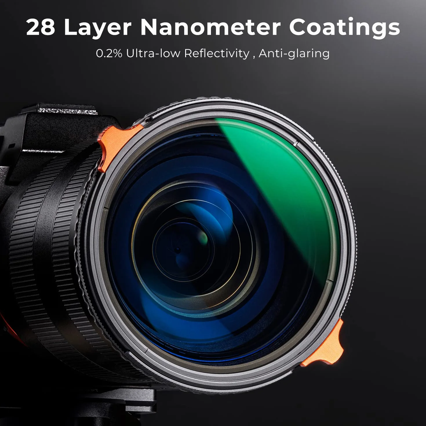 K&F CONCEPT Nano-Xcel 67mm Filtro Polarizzatore Circolare & Variabile ND4-64 (2-6 Passi), 2 In 1 Filter ND4-64 e CPL con Custodia in Vetro Ottico con Rivestimento a 28 Strati