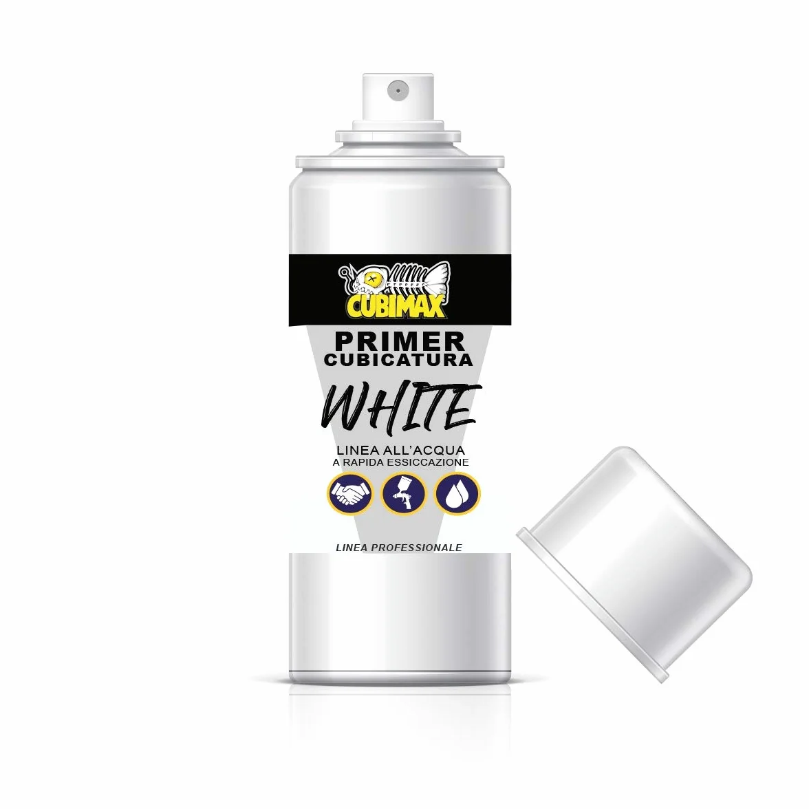 Bomboletta 400ml Primer Cubicatura a Rapida Essiccazione Bianco