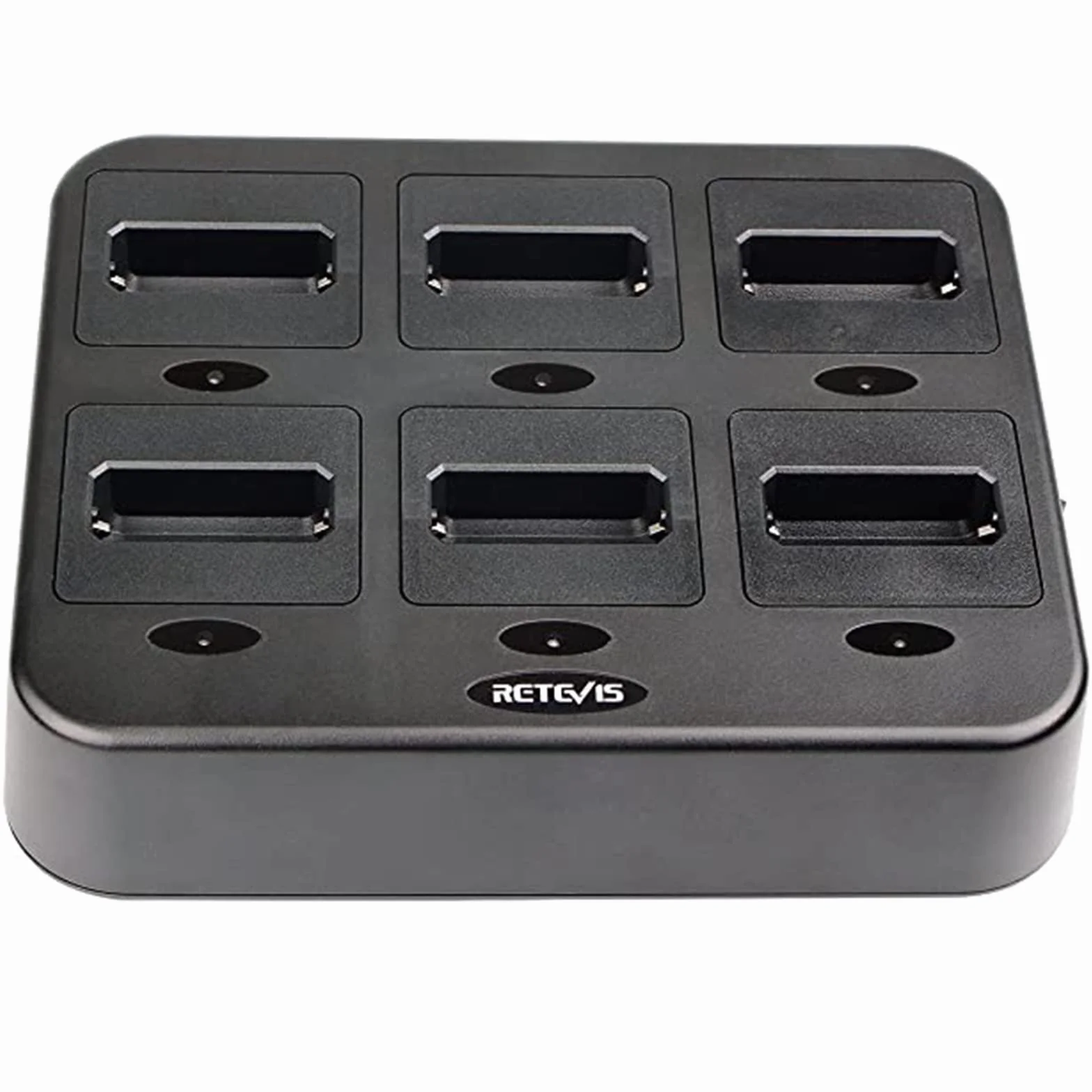 Retevis RT622 RB619 Walkie Talkie Caricabatterie Rapido Caricatore a Sei Vie Radio 2 Vie