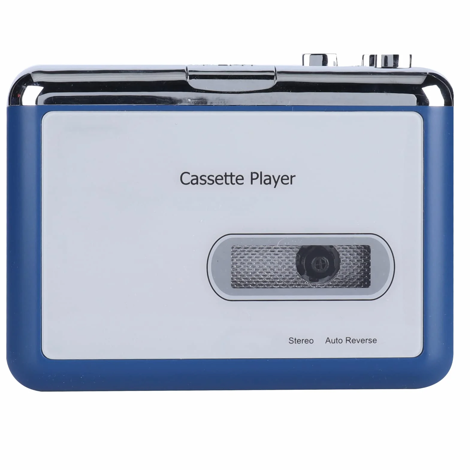 Lettore di Cassette con Inversione Automatica Lettore di Nastri Inversione Automatica Alimentazione con E AA Jack Cuffie Portatile Per Musica Classica E Registrazioni