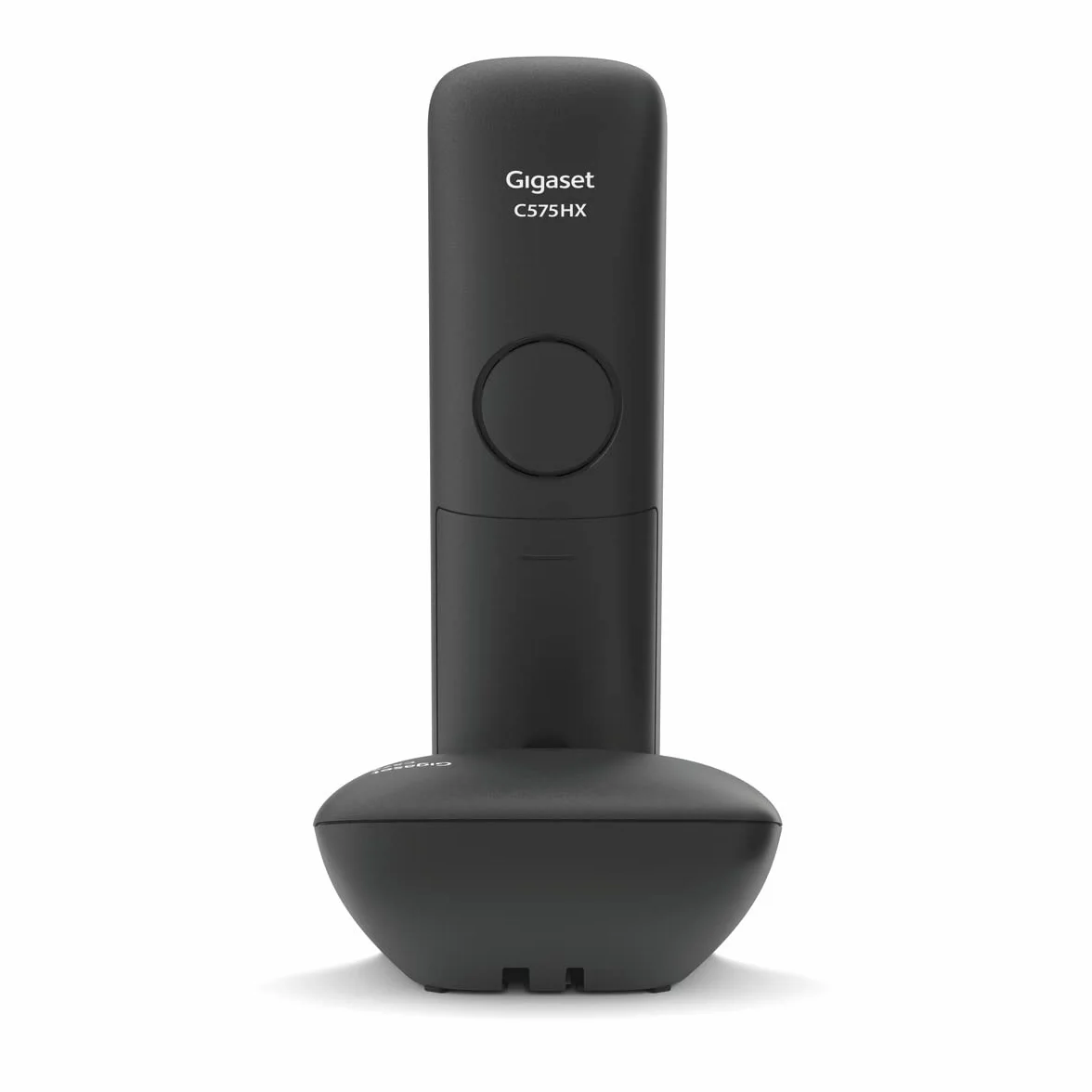 Gigaset C575A Trio - Cordless Trio con segreteria telefonica - possibilità di passare la chiamata da un portatile all'altro, Nero [Versione Italiana]