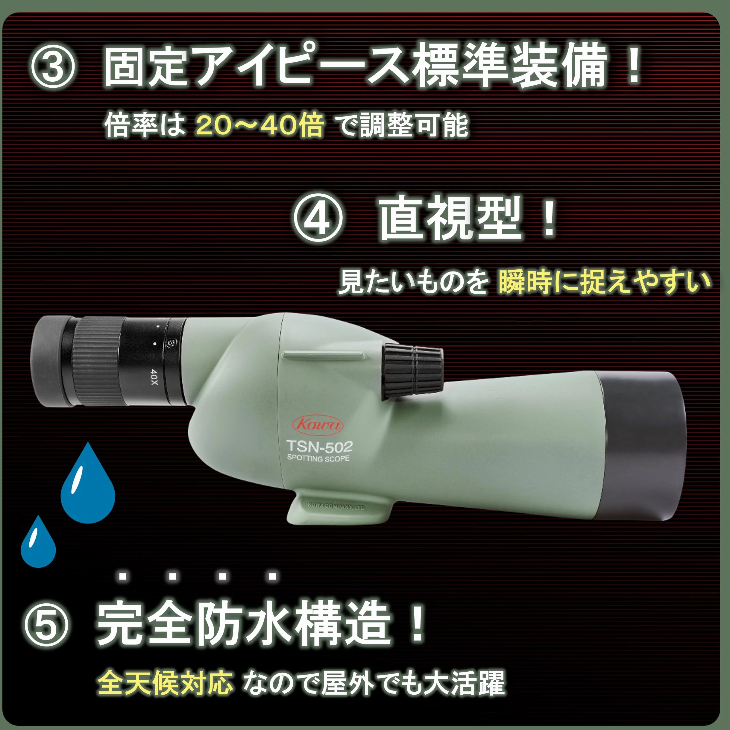 Cannocchiale Kowa TSN 502