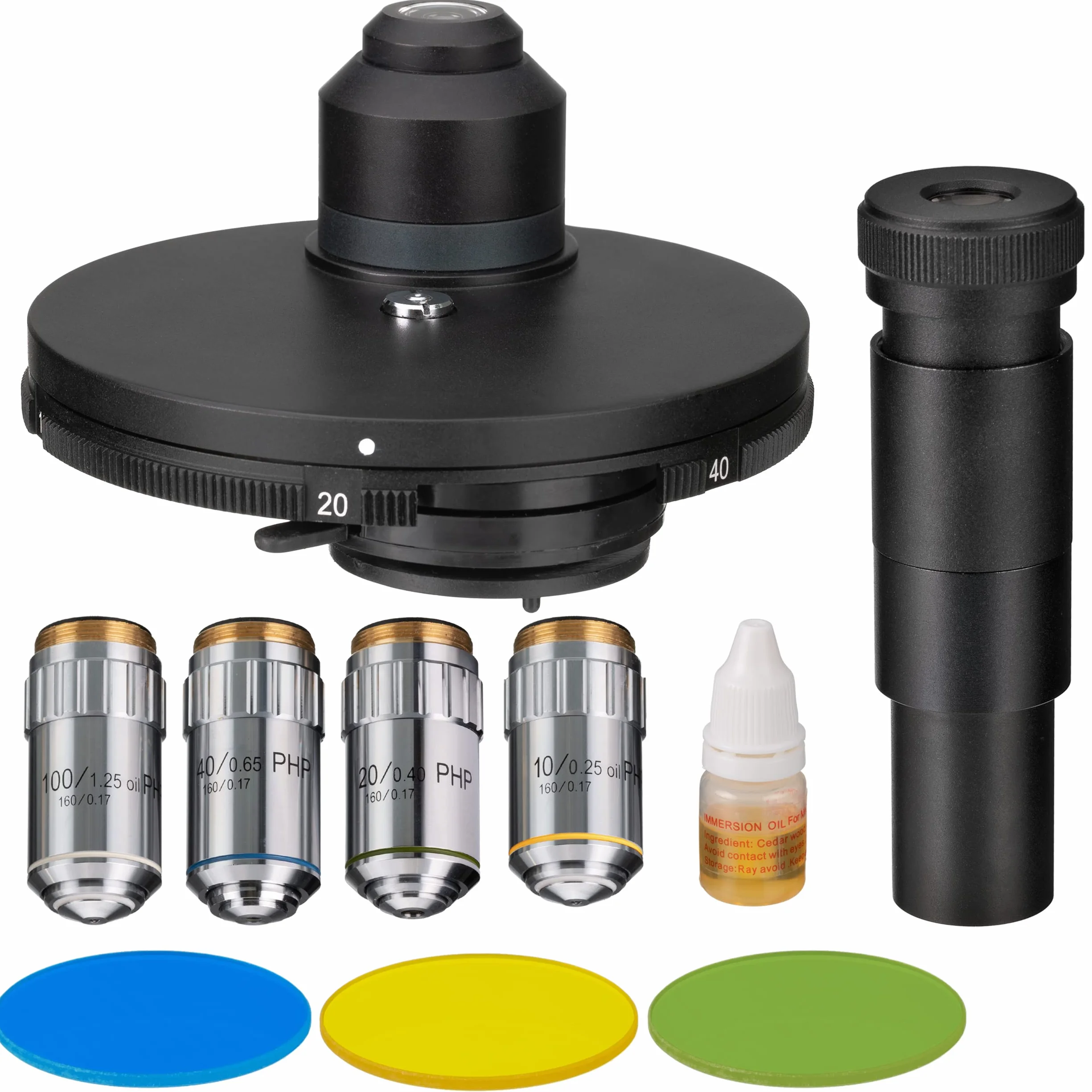 Bresser 5942750 Set Contrasto di Fase Researcher (per 57-series)