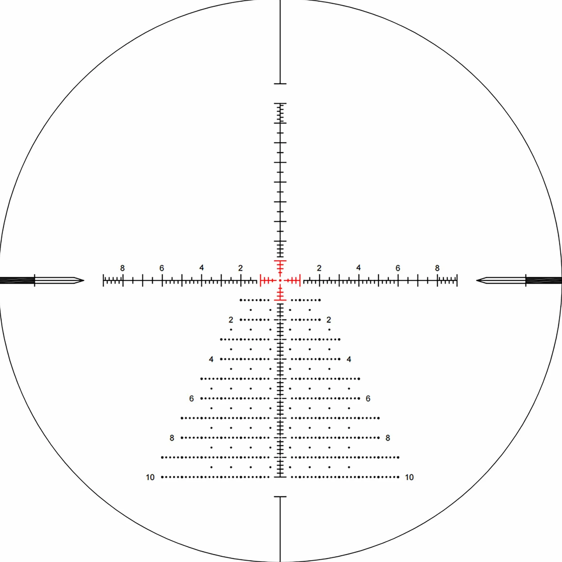 WestHunter Optics TD 5-30x56 SFIR FFP Precision Mirino Telescopico per Tiro di Competizione, Reticolo Illuminato a Primo Piano Focale 1/10 MIL, Tubo da 34mm con Torretta di Azzeramento Stop Zero