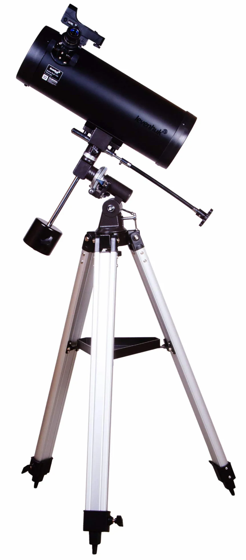 Levenhuk Skyline PLUS 115S Telescopio Riflettore Newtoniano Notturno con Montatura Equatorial, Cercatore a Punto Rosso ed Elevato Ingrandimento per Osservazioni del Cielo Profondo