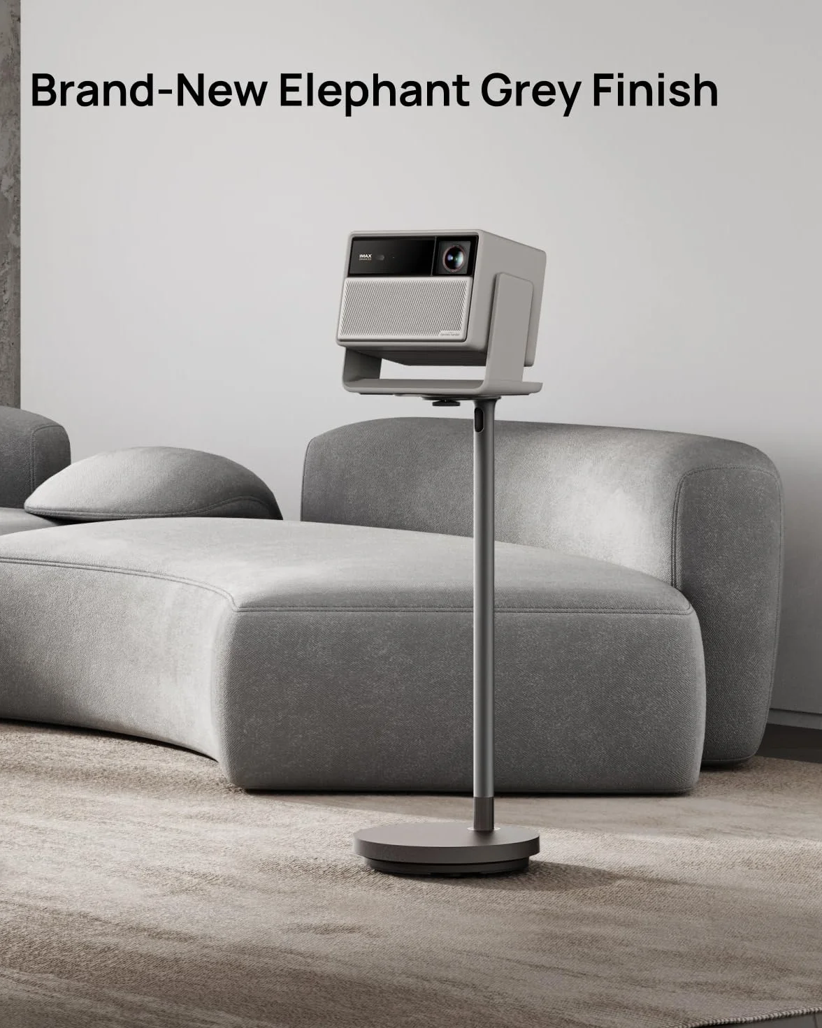 XGIMI Floor Stand Ultra per HORIZON 20 Series (Elephant Grey), Supporto Proiettore Si Adatta all’Arredo, Base Solida, Supporta fino a 10 kg, Spazio Nascosto, Lega di Alluminio Aerospaziale