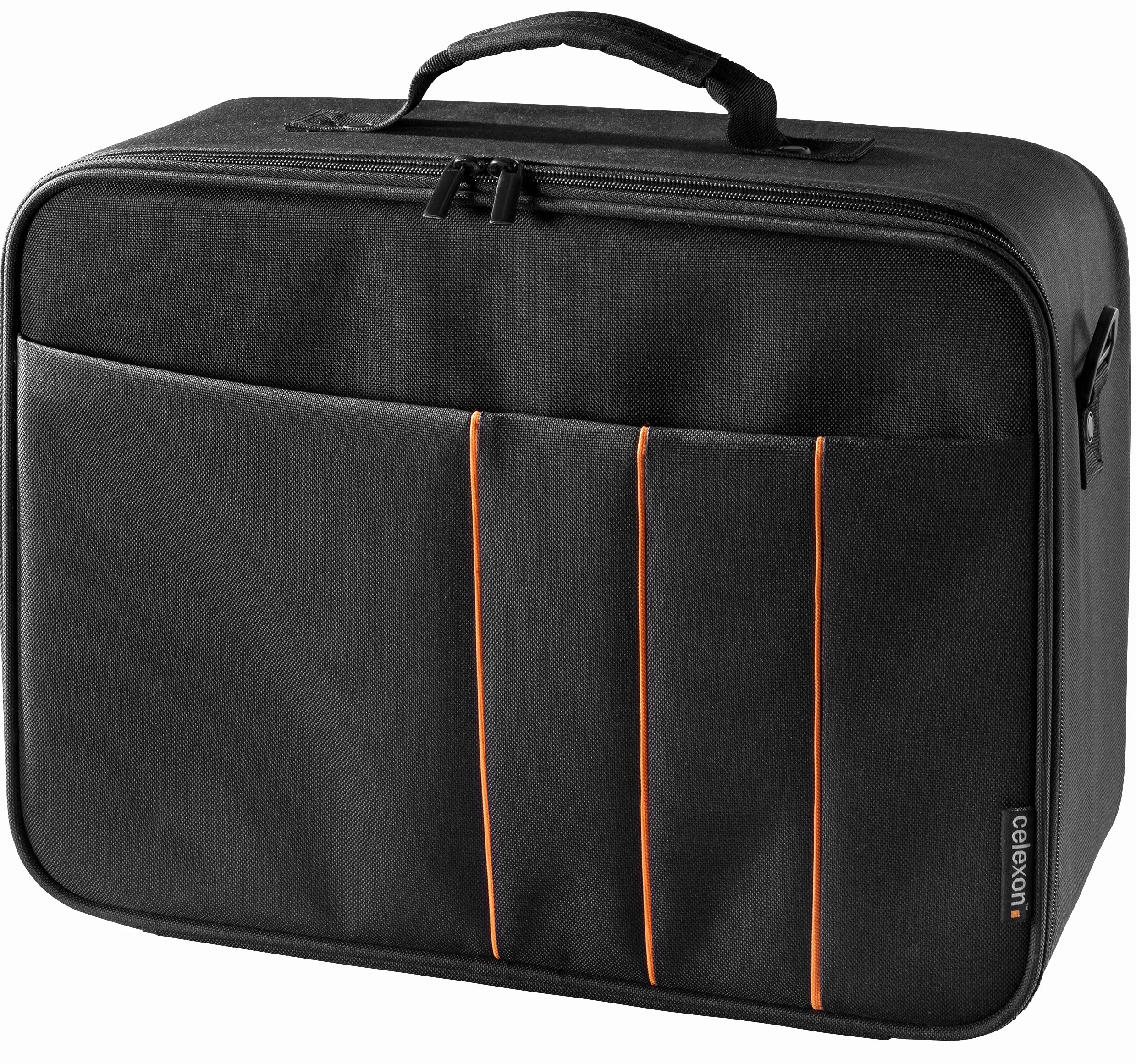 Celexon - Borsa per proiettore Economy, 41 x 29 x 15 cm, telaio rigido, impermeabile e lavabile, 100% poliestere, colore: Nero