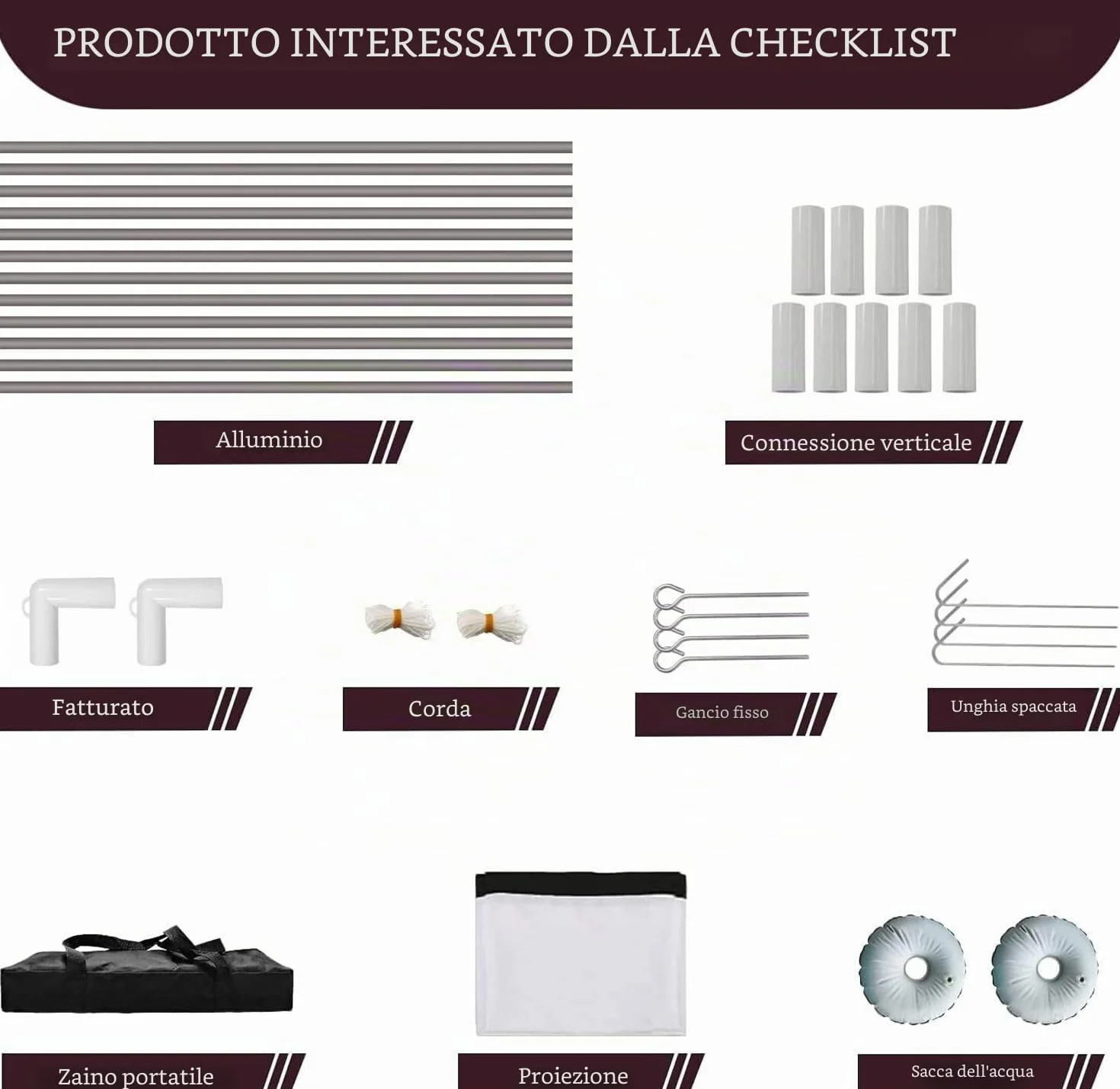 Schermo per Proiettore con Supporto 80" 16: 9 Schermo Portatile Una Scelta Perfetta per Teatro Domestico il Cinema All'aperto e Altre Attività di Intrattenimento