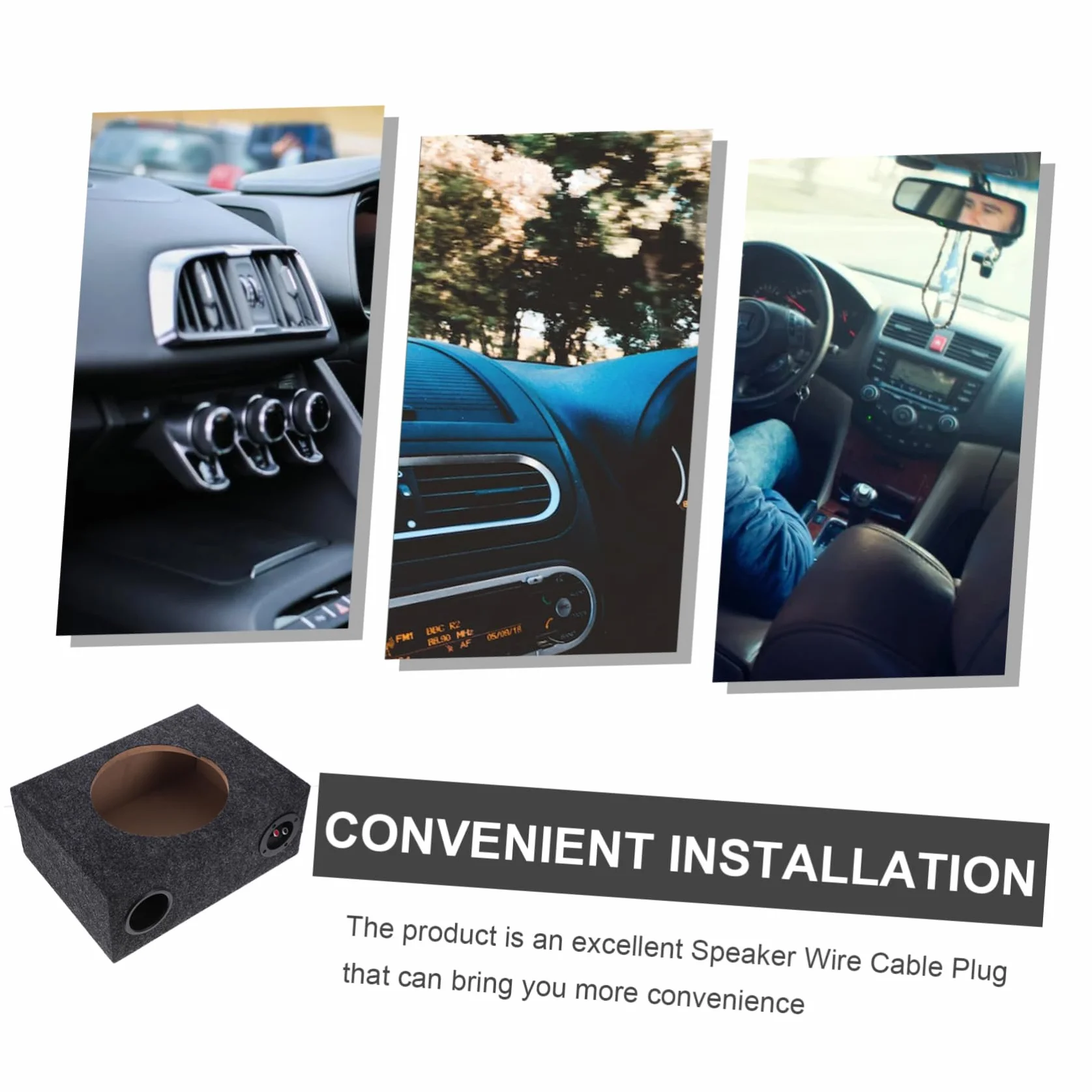 iplusmile Subwoofer Per Auto Box Sottile Per Veicoli Cassa Compatta Per Subwoofer Auto