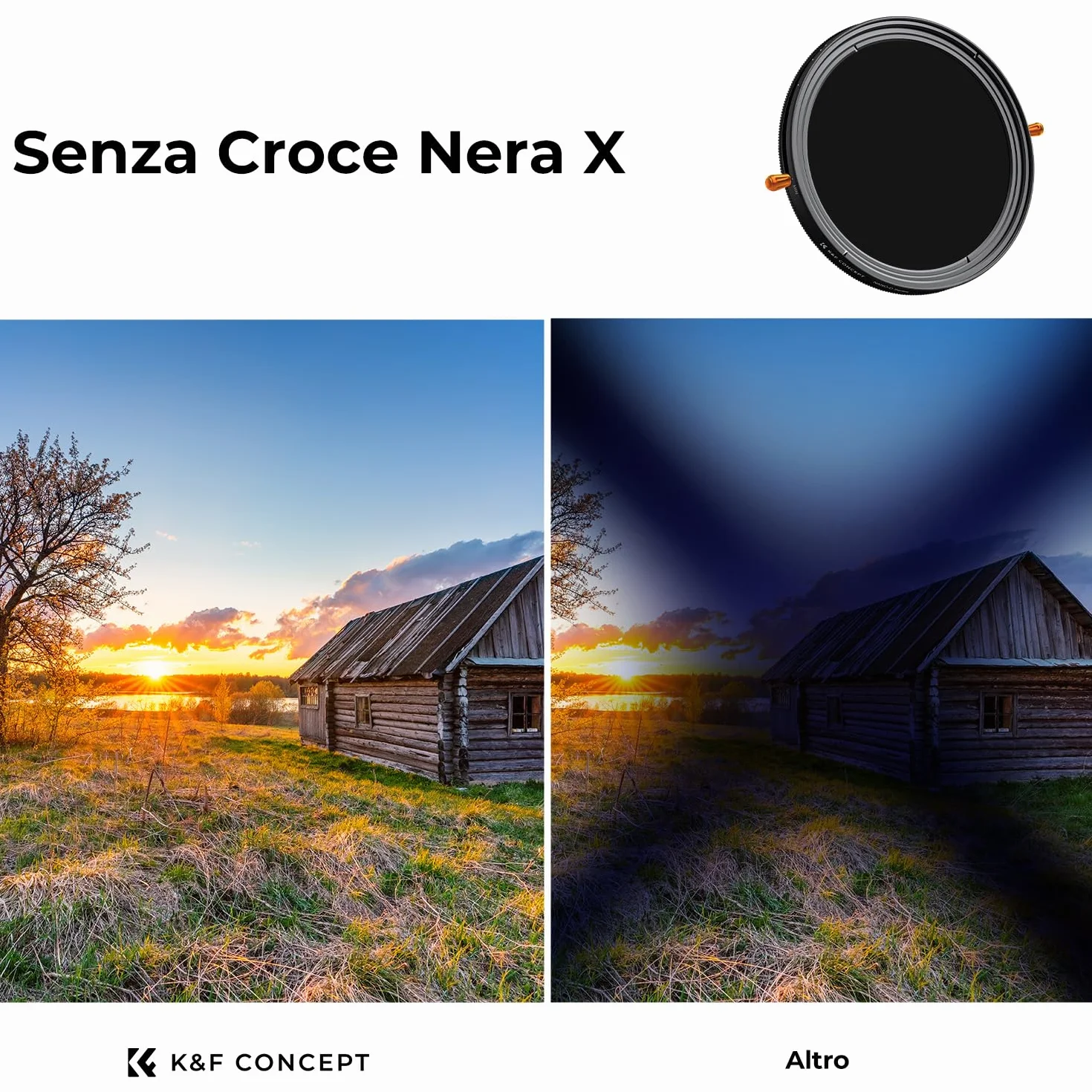 K&F CONCEPT 49mm Filtro Variabile ND2-32 & Polarizzatore 2 In 1, Filtro Densità Neutra ND2-32 & CPL in Vetro Ottico 24 Strati Nano Rivestimento (Nano-D Serie)