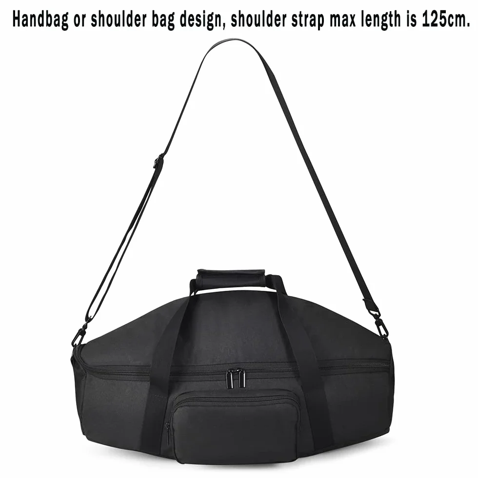 Custodia Boombox 3/Boombox 3 Wi-Fi Borsa protettiva per JBL Boombox 3 altoparlante portatile Bluetooth, Boombox 2 Cavo trasportare viaggio Custodia coprire borsa a tracolla (nero)
