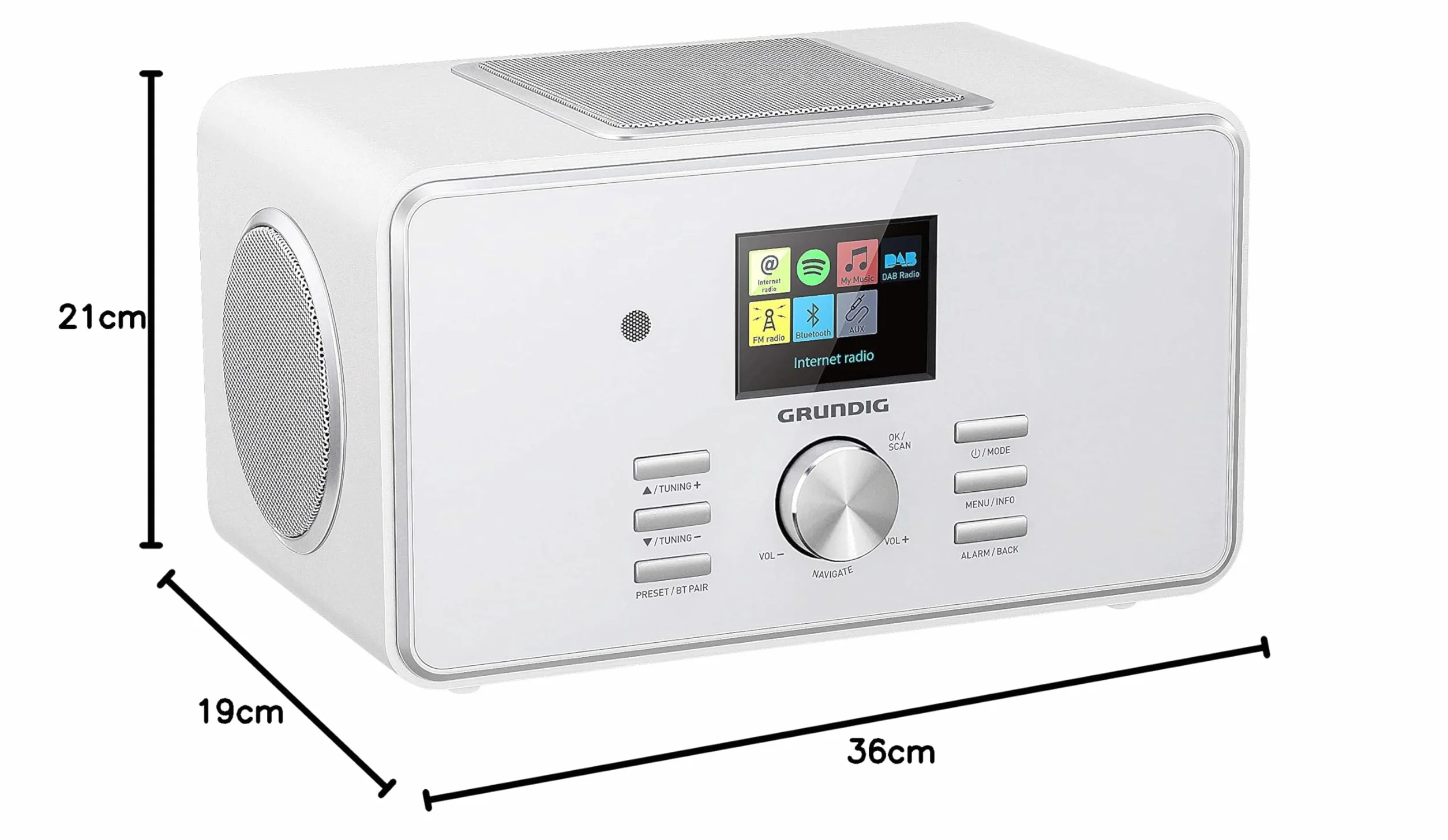 Grundig radio all in one DTR 6000 X bianco GIR1080