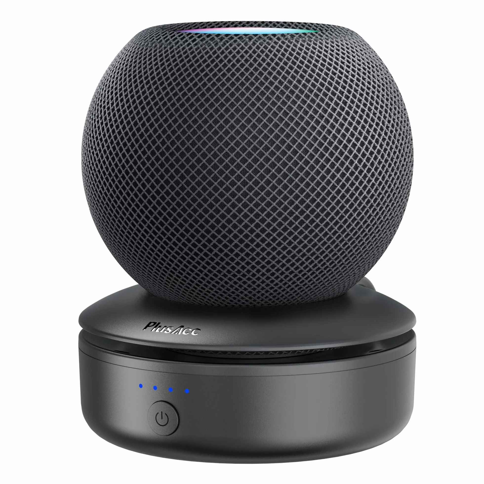 Base batteria compatibile con HomePod Mini PlusAcc ricaricabile 10 ore riproduzione Nero