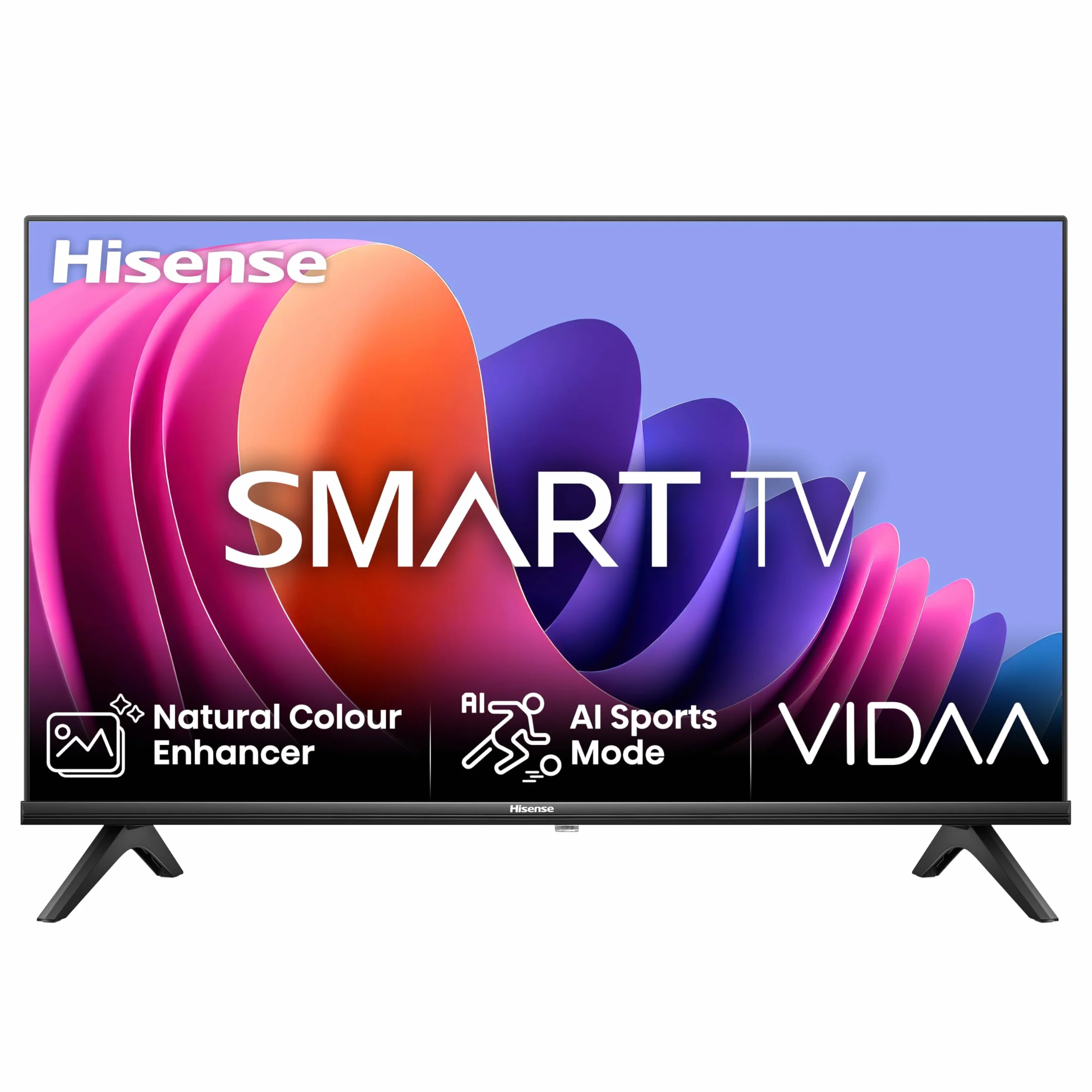 Hisense TV 32" HD Ready 32A4N, Smart TV VIDAA U7, Game Mode, Works with Alexa, Tuner DVB-T2/S2 HEVC 10, lativù, 32'', 2024 LED