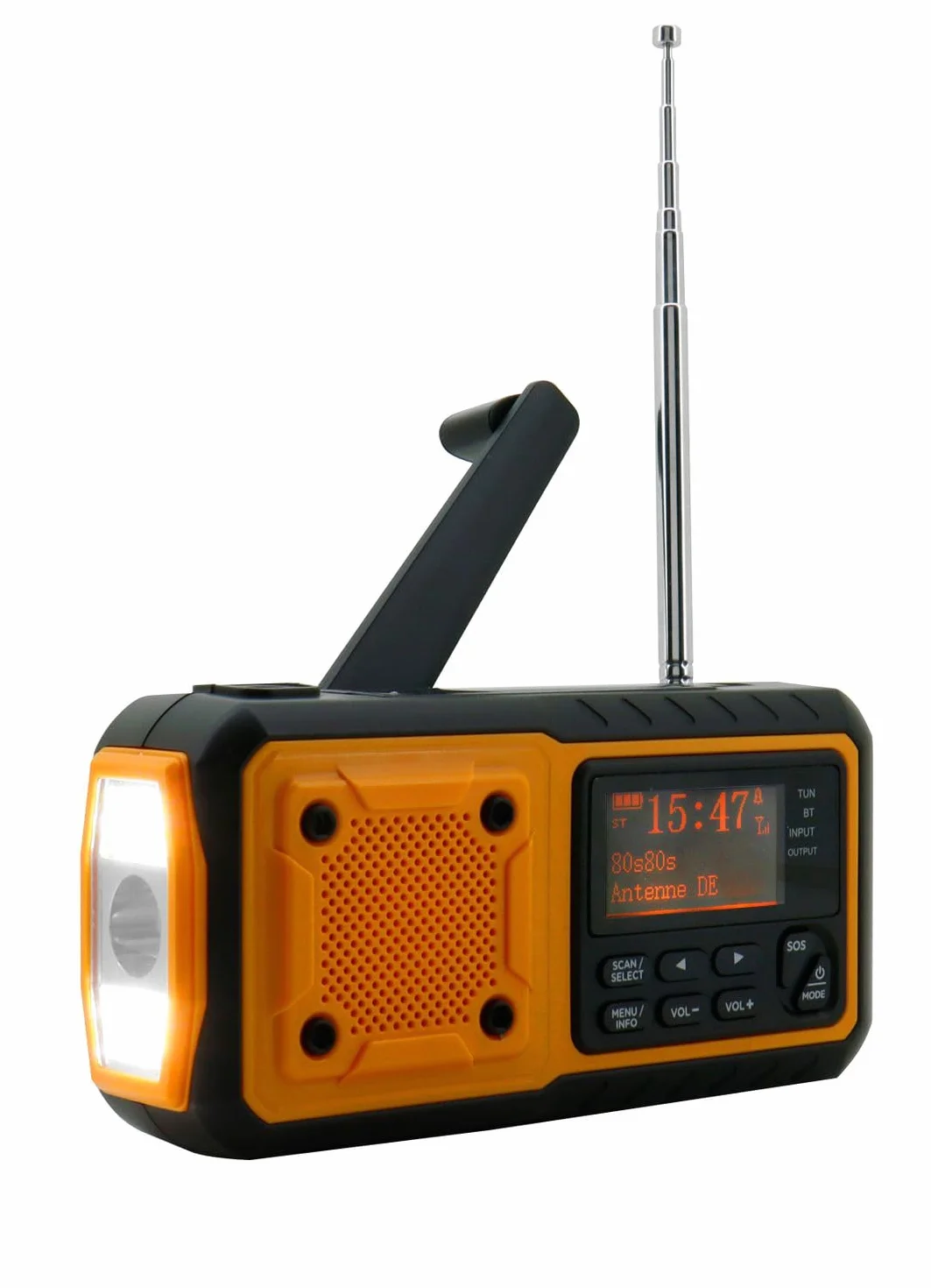Soundmaster DAB112OR radio esterno DAB+ FM Bluetooth ricarica USB