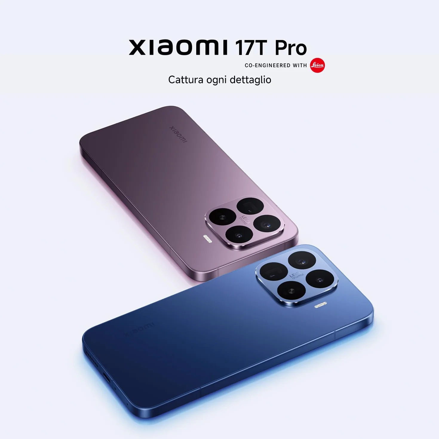 XIAOMI 17T Pro, Smartphone 12+512GB, Display Eye-Care 6,83" 144Hz, Batteria Silicio-carbonio da 7000mAh (typ), Teleobiettivo Leica 5x, 100W HyperCharge, Deep Blue, Garanzia 2 anni+1 anno extra