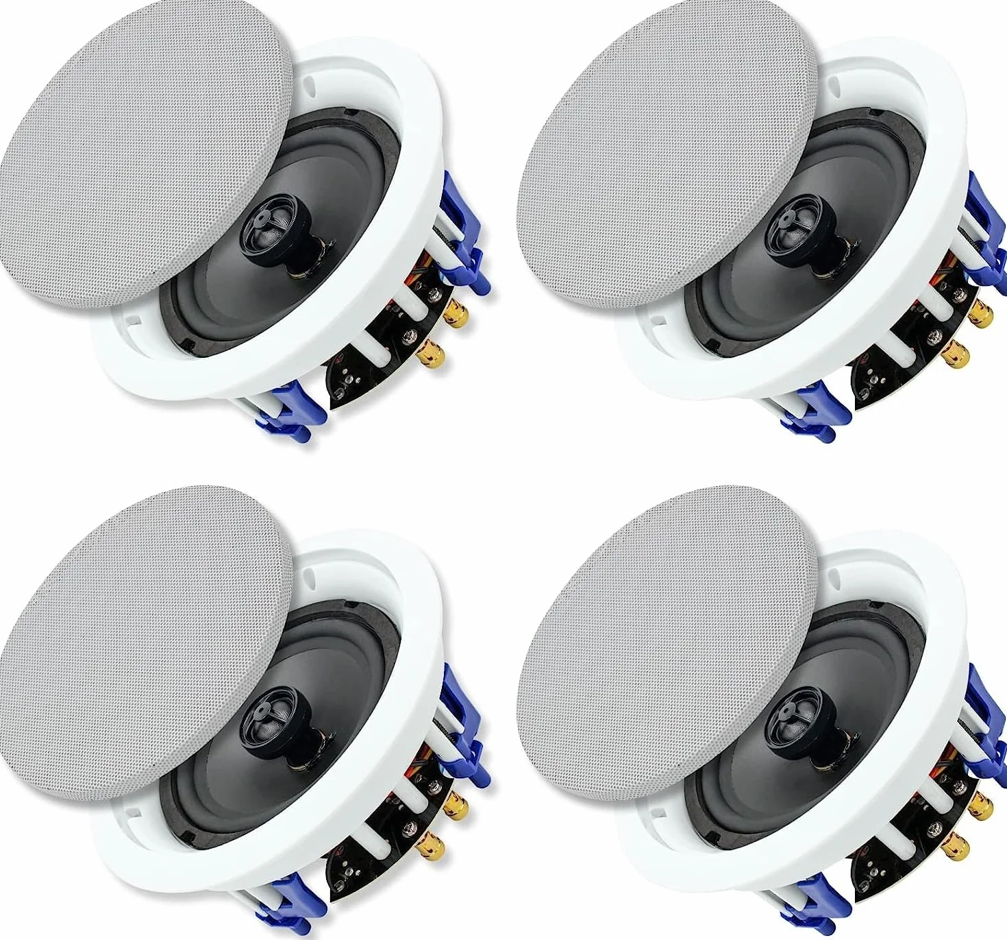 Herdio Altoparlanti da soffitto 16,5 cm 640 W 2 vie montaggio a incasso (4)