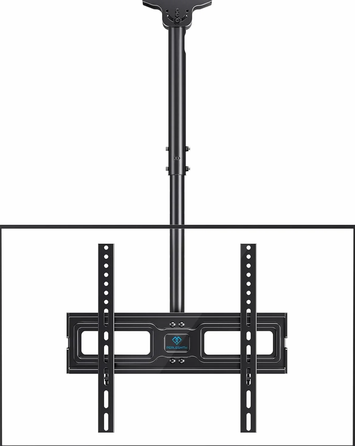 Supporto per TV da Soffitto Regolabile Girevole 26-65 pollici VESA 400x400mm 50kg