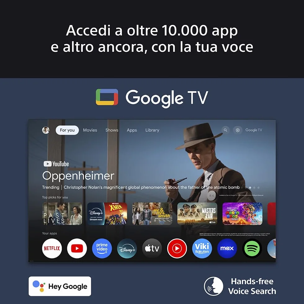 Sony BRAVIA 3 43 cali Direct LED Google TV Dolby Vision Atmos IMAX Enhanced 2025