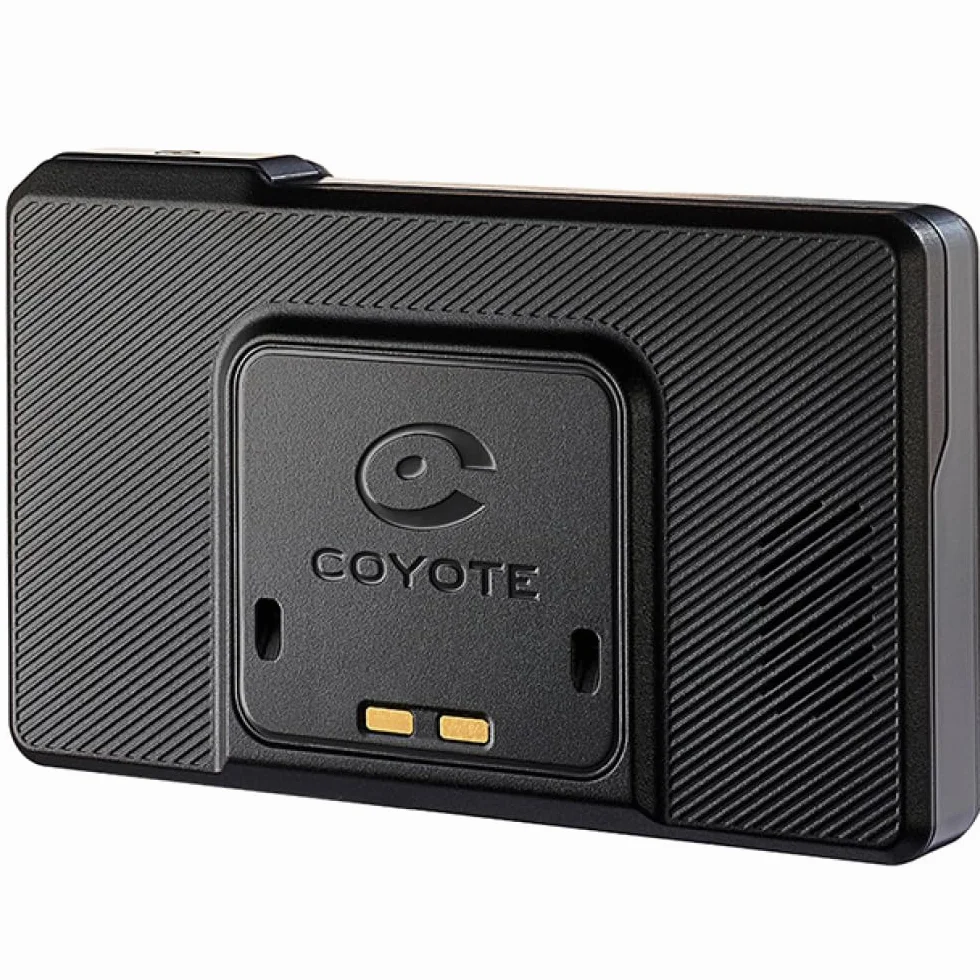 Coyote Max (Italia) – Assistente alla guida - Assistente vocale e schermo tattile da 4'' - Segnalazione superamento velocità - Controlli, pericoli, traffico e perturbazioni in tempo reale - Bluetooth