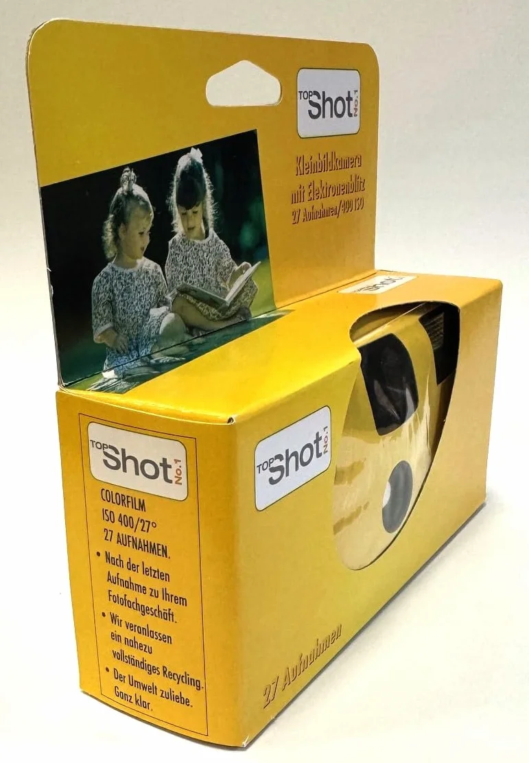 Photo Porst Set da 10 fotocamere usa e getta, ideali per matrimoni e feste, con rullino da 27 foto, flash e batterie incluse (confezione in lingua italiana non garantita)