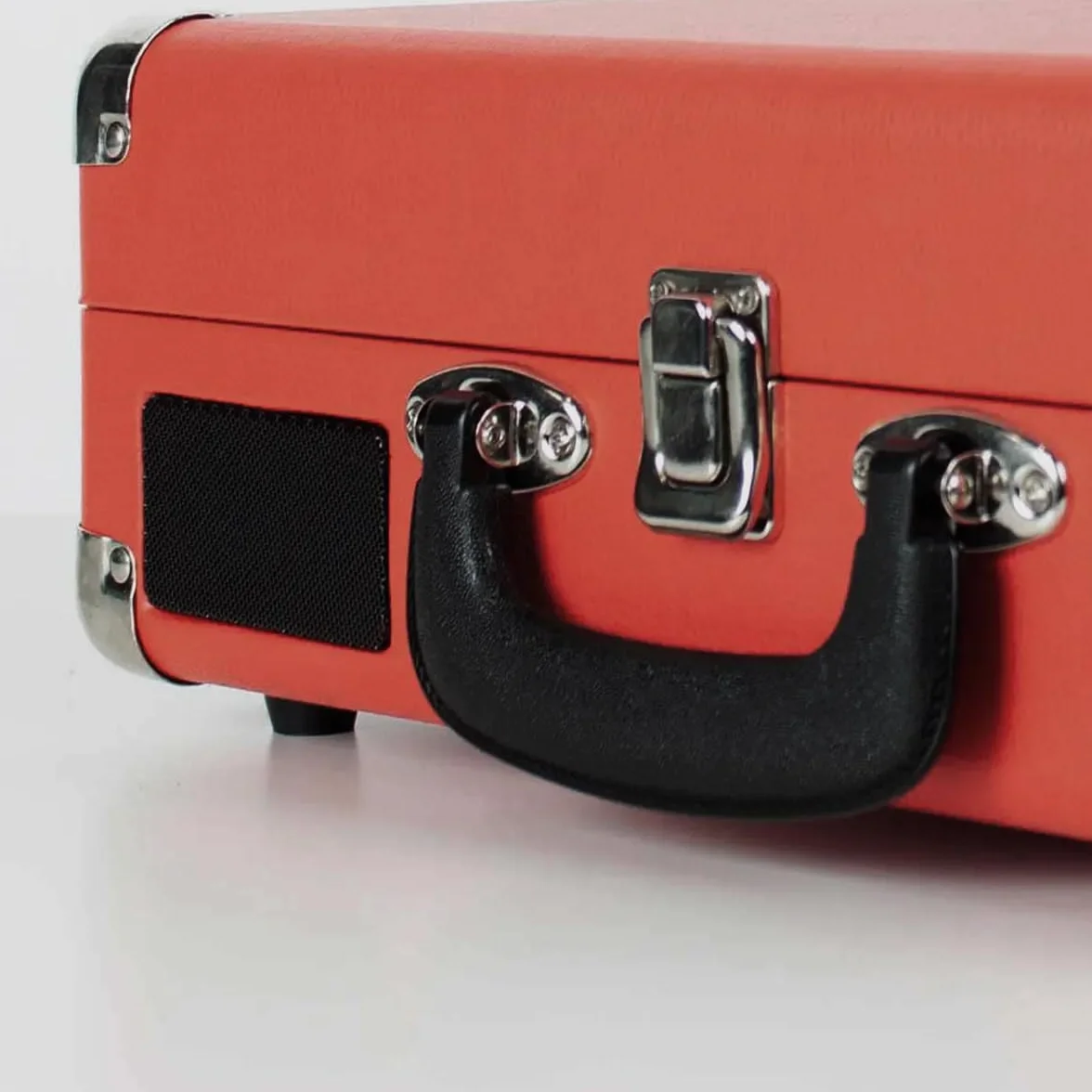 PRIXTON Giradischi in Vinile Vintage VC400 Lettore Bluetooth USB 2 Altoparlanti Rosso
