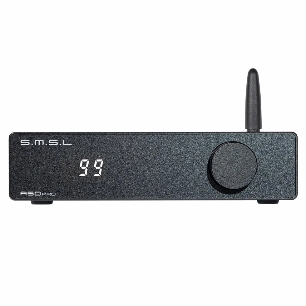 S.M.S.L A50 PRO Amplificatore di Potenza HiFi 2.1 Canali, MA12070P, Bluetooth 5.0, Subwoofer Passivo