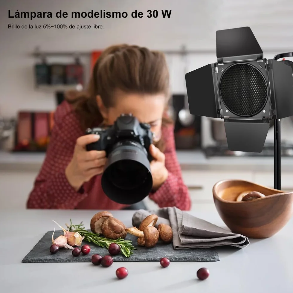 GODOX DP800IIIV - Kit flash da studio professionale, 800 W, 5800 ± 200 K, sistema X wireless 2,4 G, ventola ad alta velocità integrata, adatta per ritratti