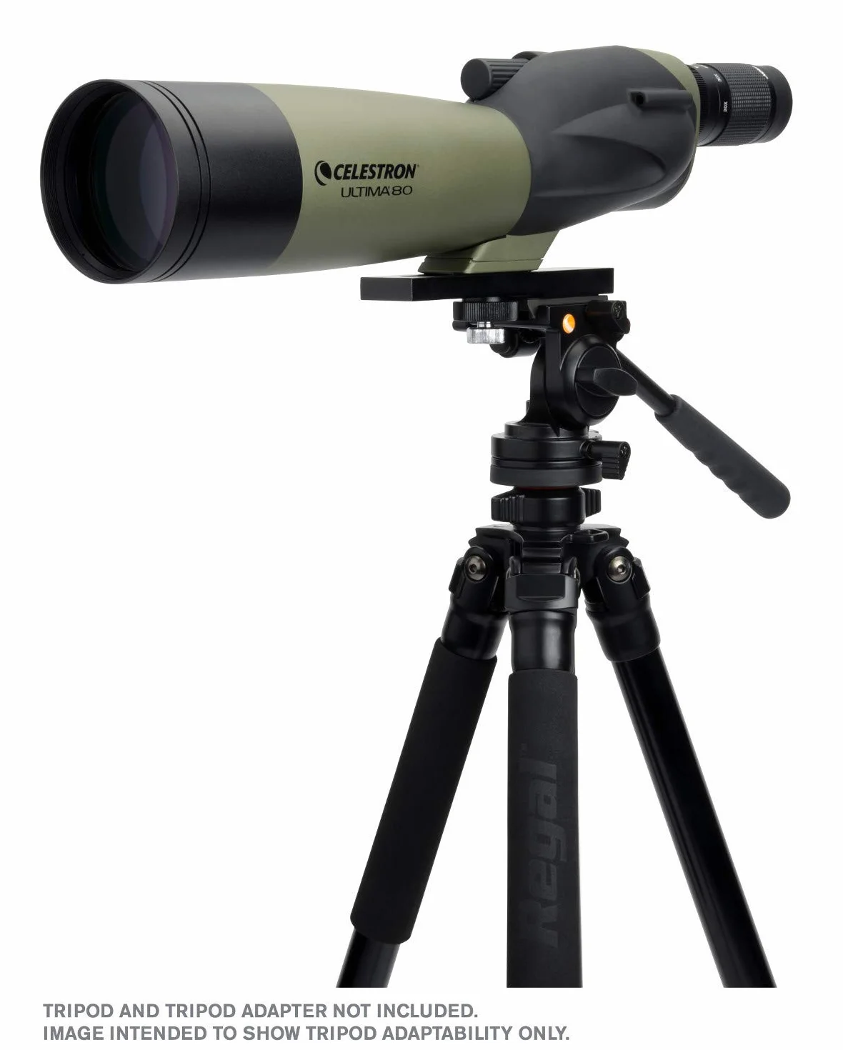 Celestron 52254 Ultima 80 mm Cannocchiale, Dritto, Verde