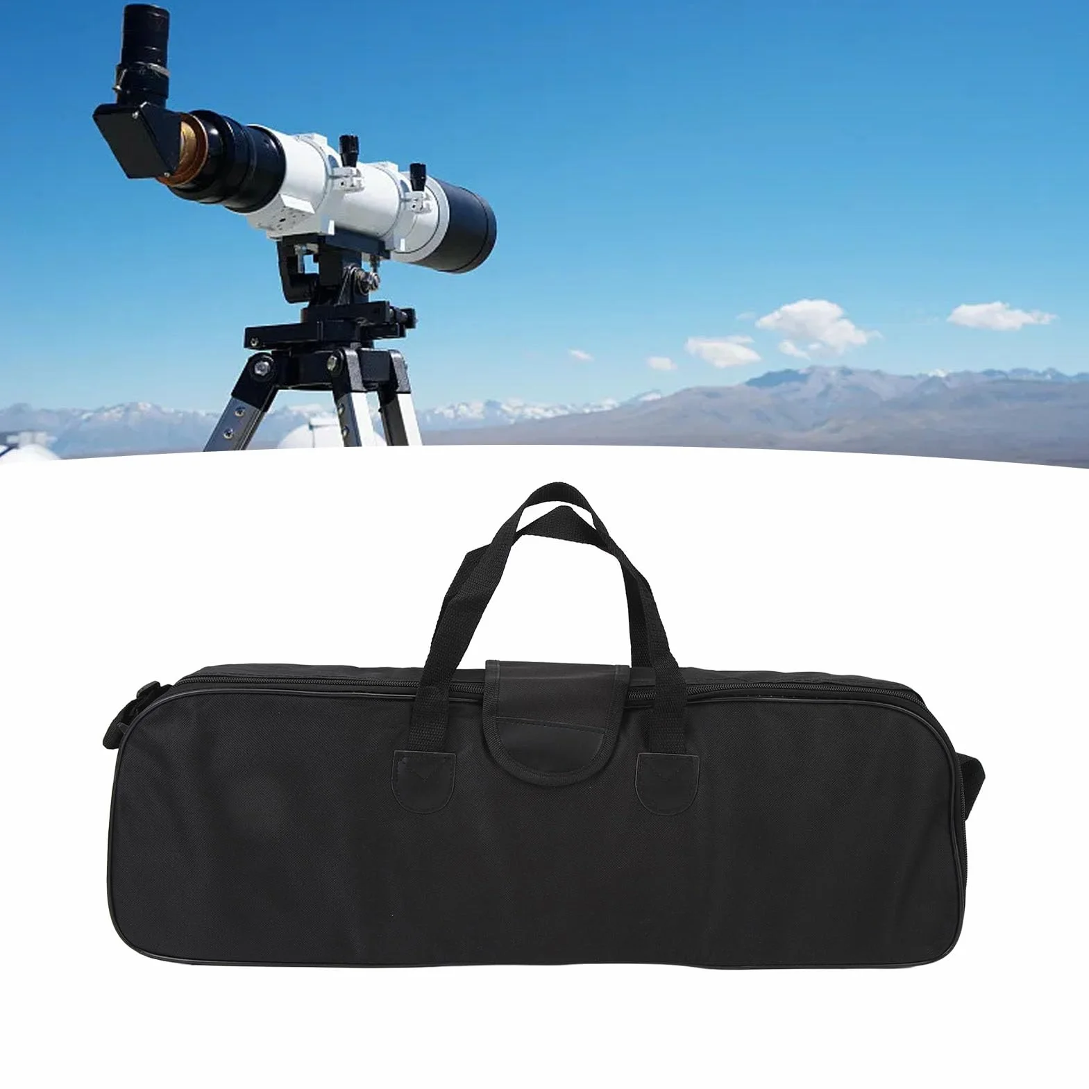 Borsa Antiurto per Telescopi da 60x19x8 Cm, Custodia per Accessori, Facile da Trasportare, di Livello Militare, Idrorepellente