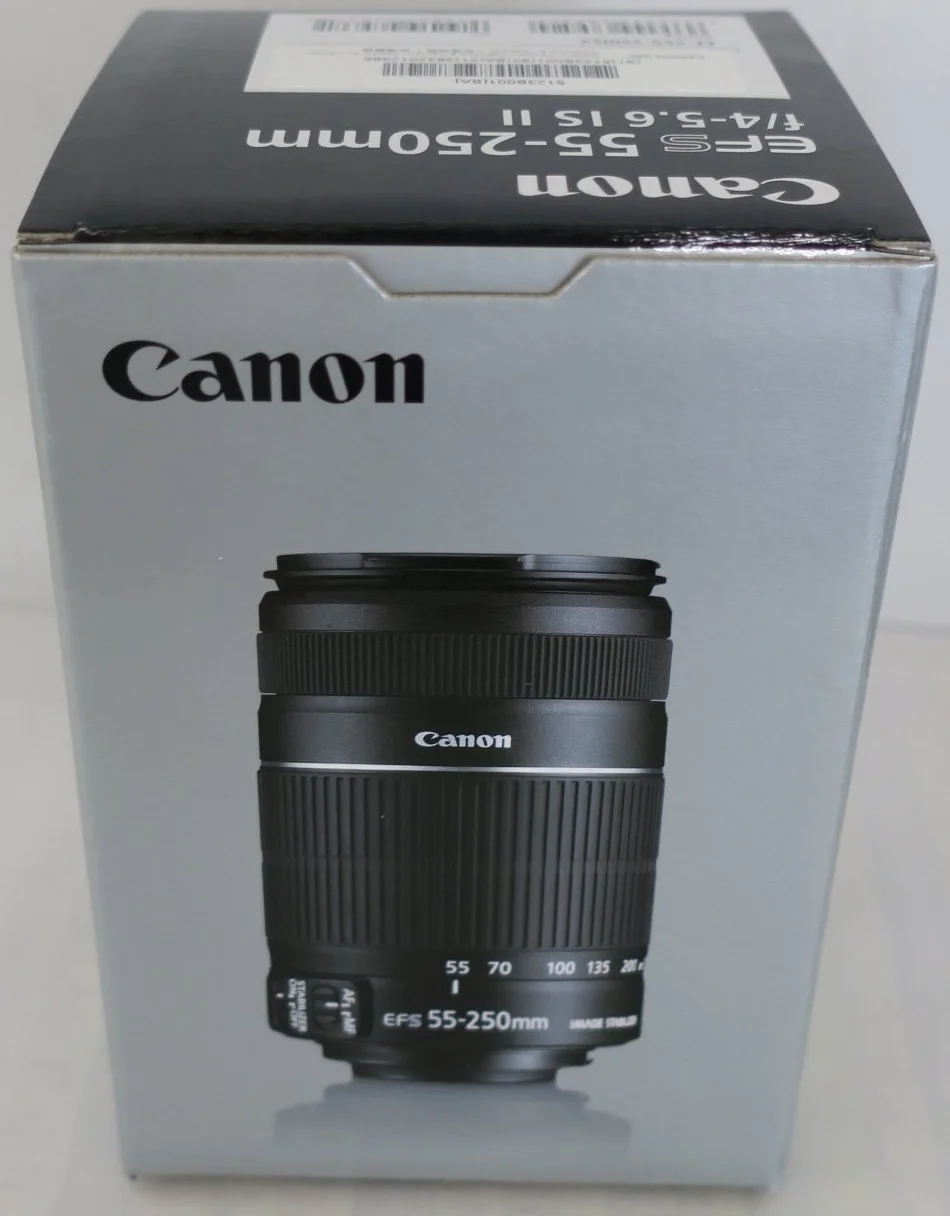 Canon EF-S 55-250mm f/4-5.6 IS II Teleobiettivo Zoom Nero Ricondizionato