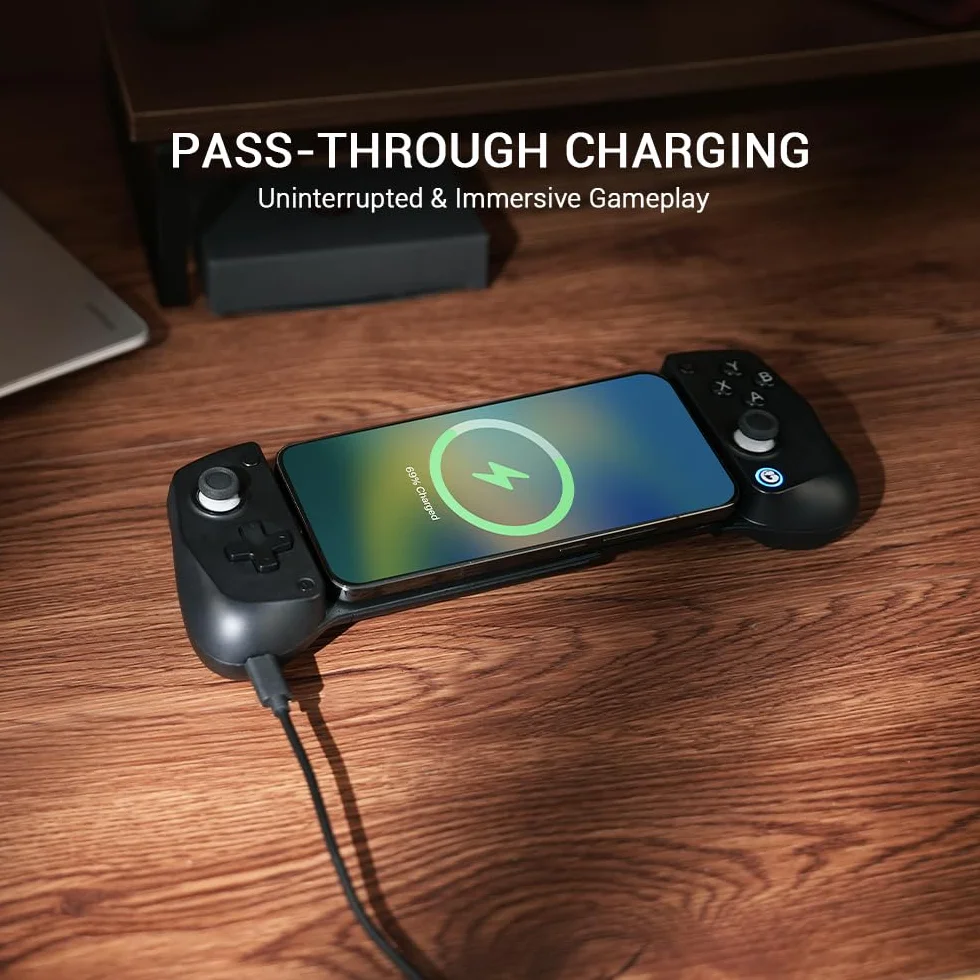 GameSir X5 Lite Mobile Gaming Controller per Android e iPhone Serie 15/16 (USB-C), Joystick ad effetto Hall, impugnatura ergonomica e leggera - Gioca a Genshin Impact e Zenless Zone Zero，Plug and play