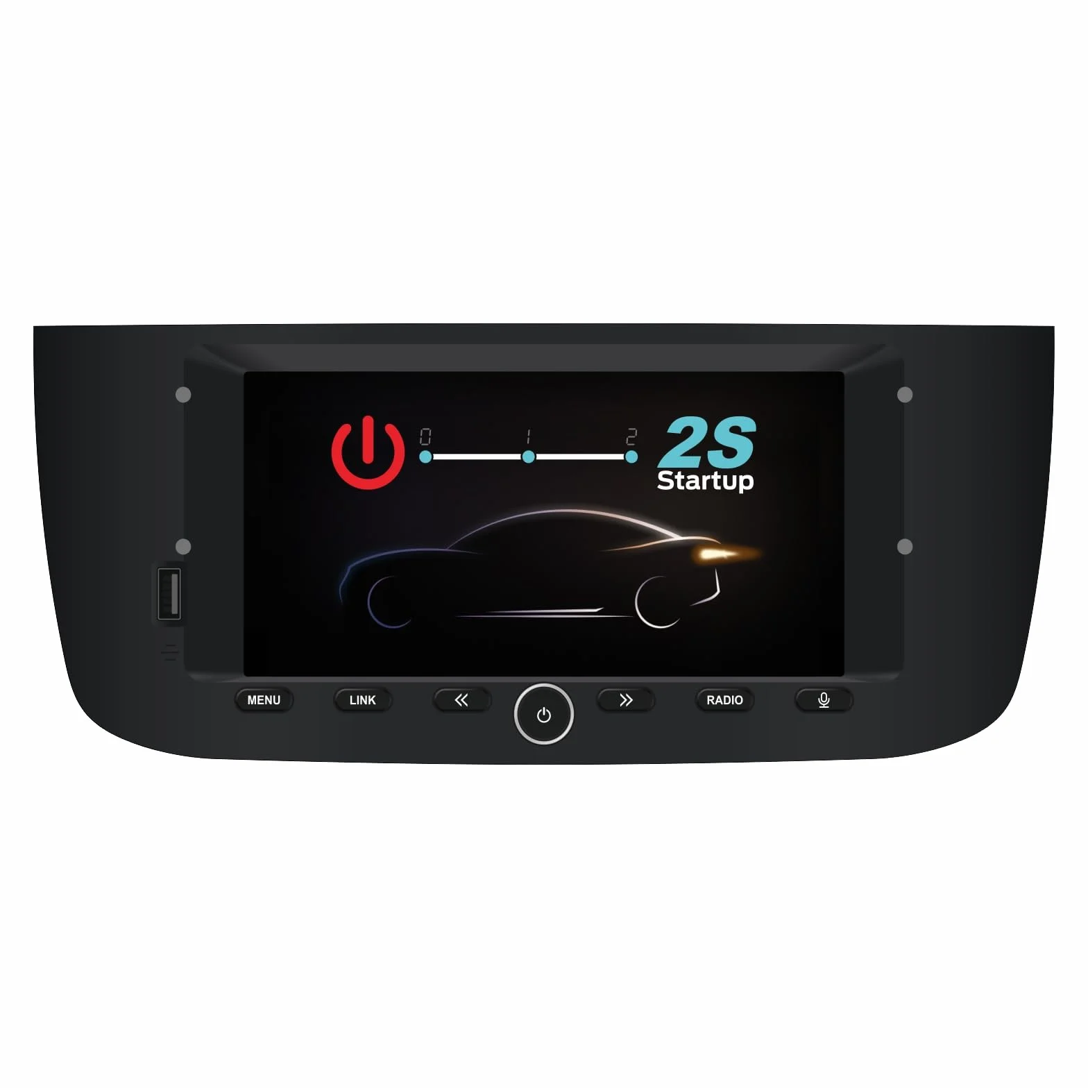 Autoradio Linux per Fiat Punto 10-16/Linea 12-15 | Bluetooth/CarPlay/Android Auto Wireless/FM/AM/RDS/USB HiFi 100W
