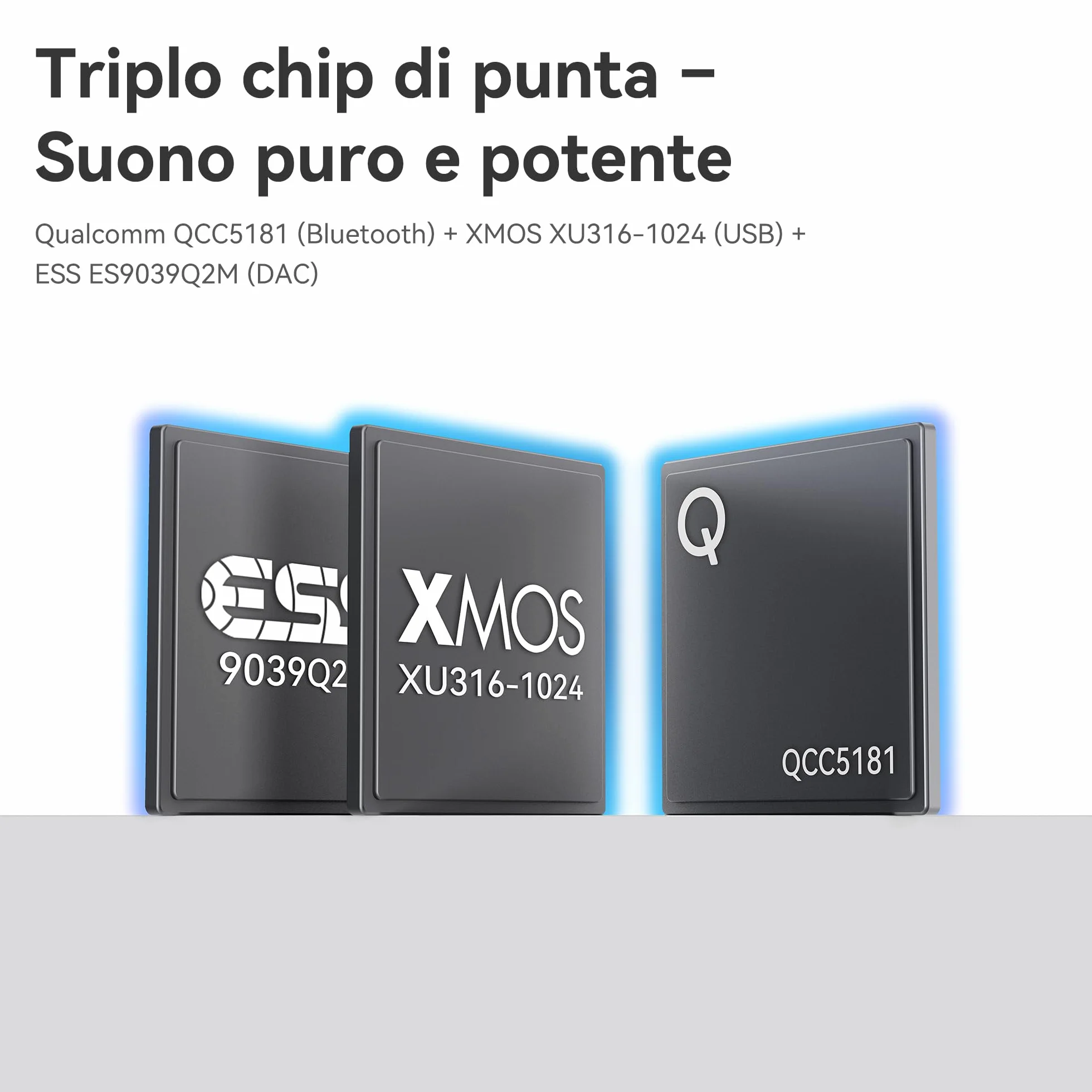 khadas Tea Pro – Amplificatore Cuffie Magnetico Portatile con DAC ES9039Q2M, Display 0,95", Batteria 2100mAh, Uscite 3,5mm & 4,4mm, 768kHz/32bit, BT5.4 Hi-Res per Casa e Viaggio