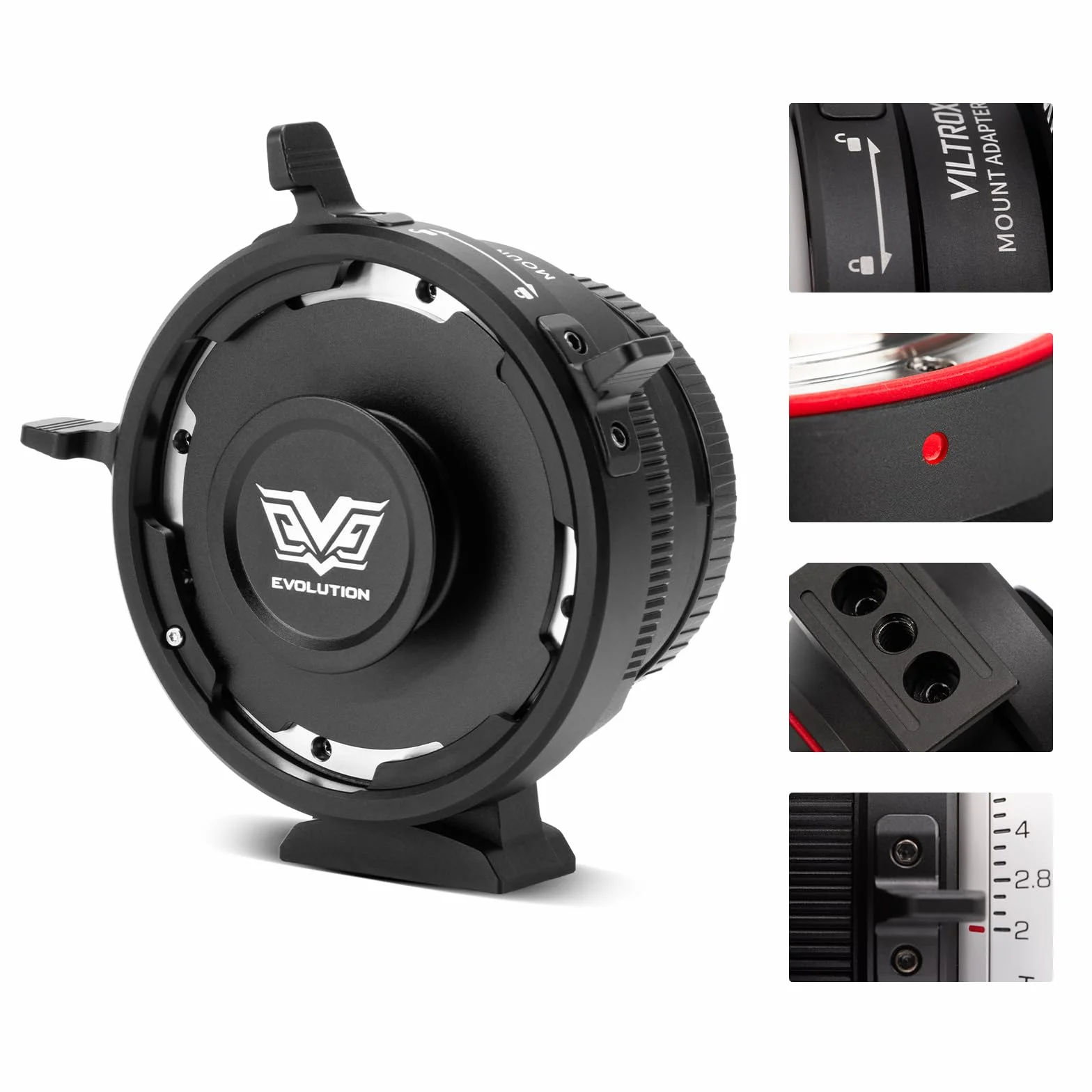 VILTROX PL-L Adapter Lens Electronic Manual Focus PL-L Adapter MF Converter for PL Mount Lens to L Mount Camera Panasonic S1 S1R S1H S5/Leica SL SL2 CL TL/Sigma fp L