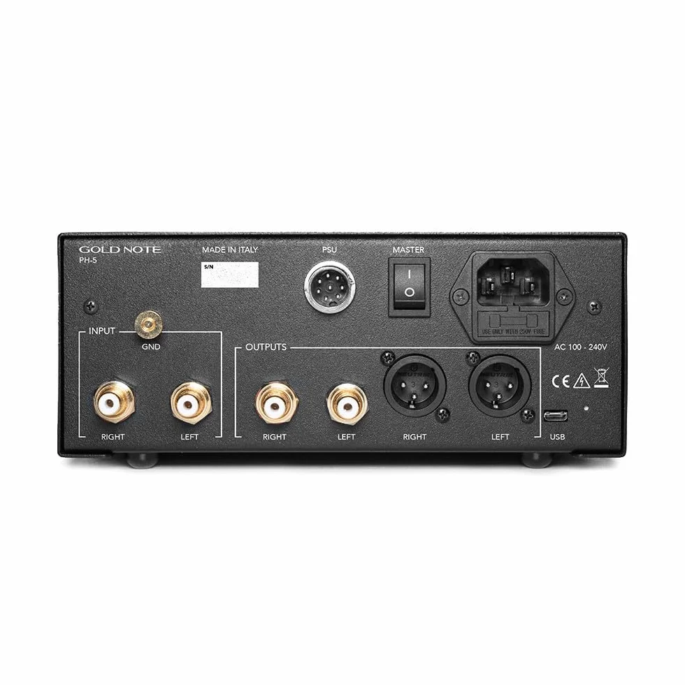 Gold Note PH-5 Black Preamplificatore phono MM/MC High-End