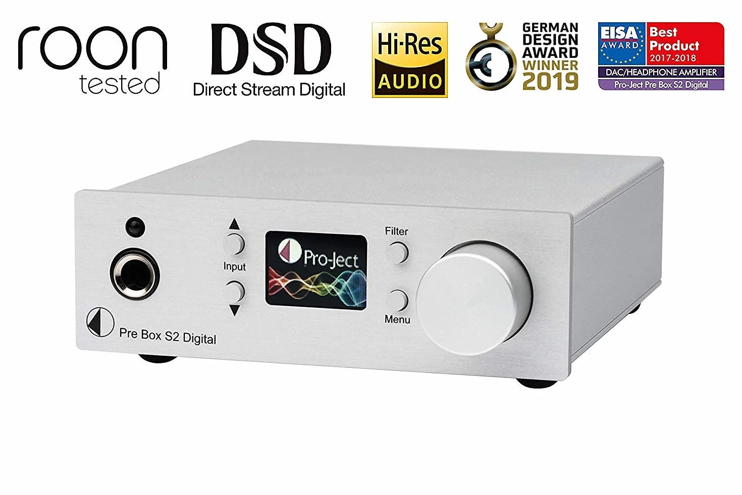 Pro-Ject Pre Box S2 Digital Preamplificatore Digitale Argento