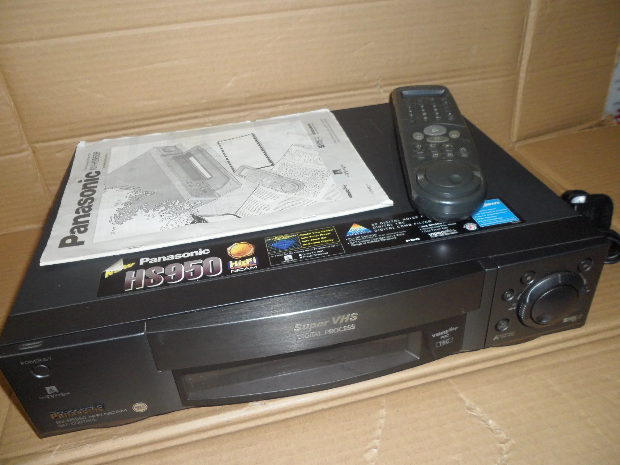 Panasonic NV-HS 950 S-VHS Videoregistratore