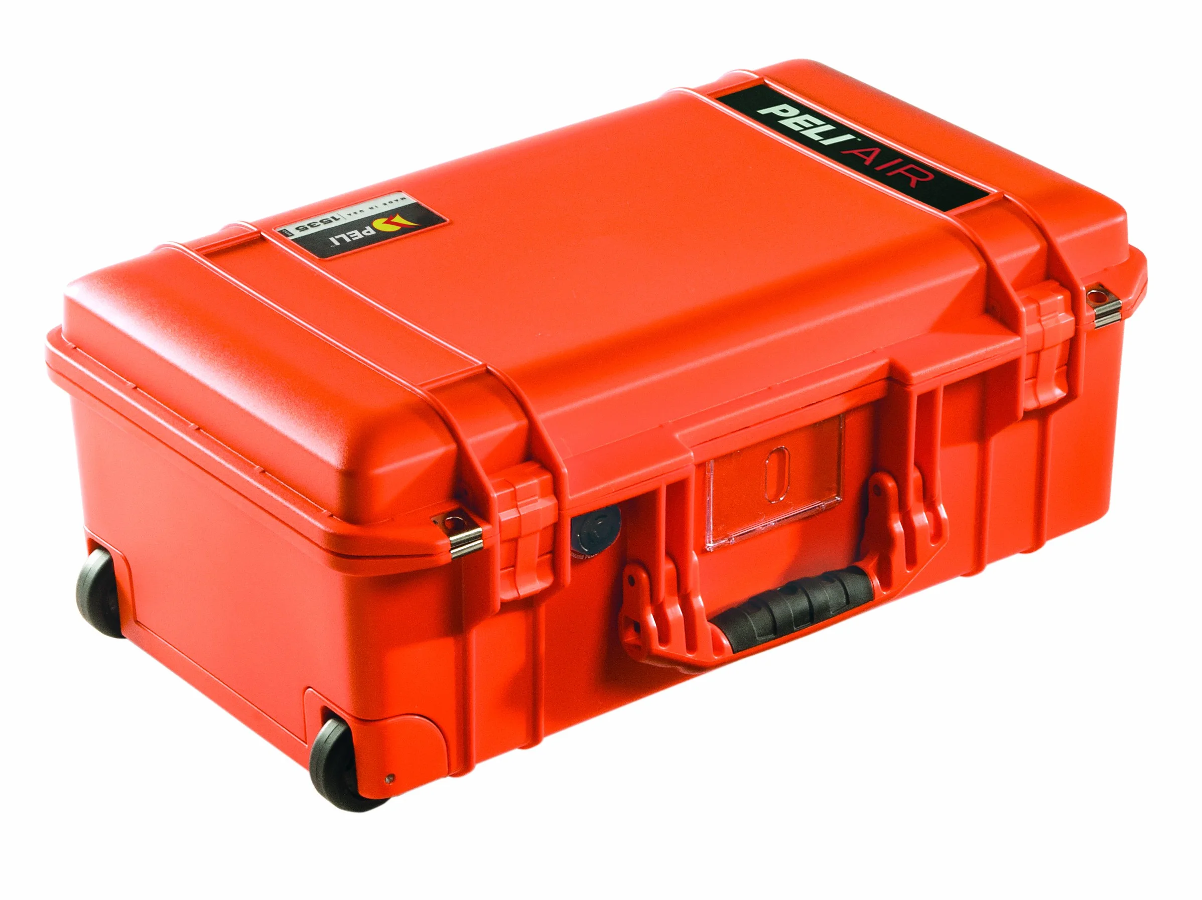 PELI 1535 Air Trolley Protettivo Leggero per Attrezzatura Fotografica, Impermeabile e resistente alla polvere, 27L di Capacità, Fabbricato in USA, Senza Schiuma, Colore: Arancione