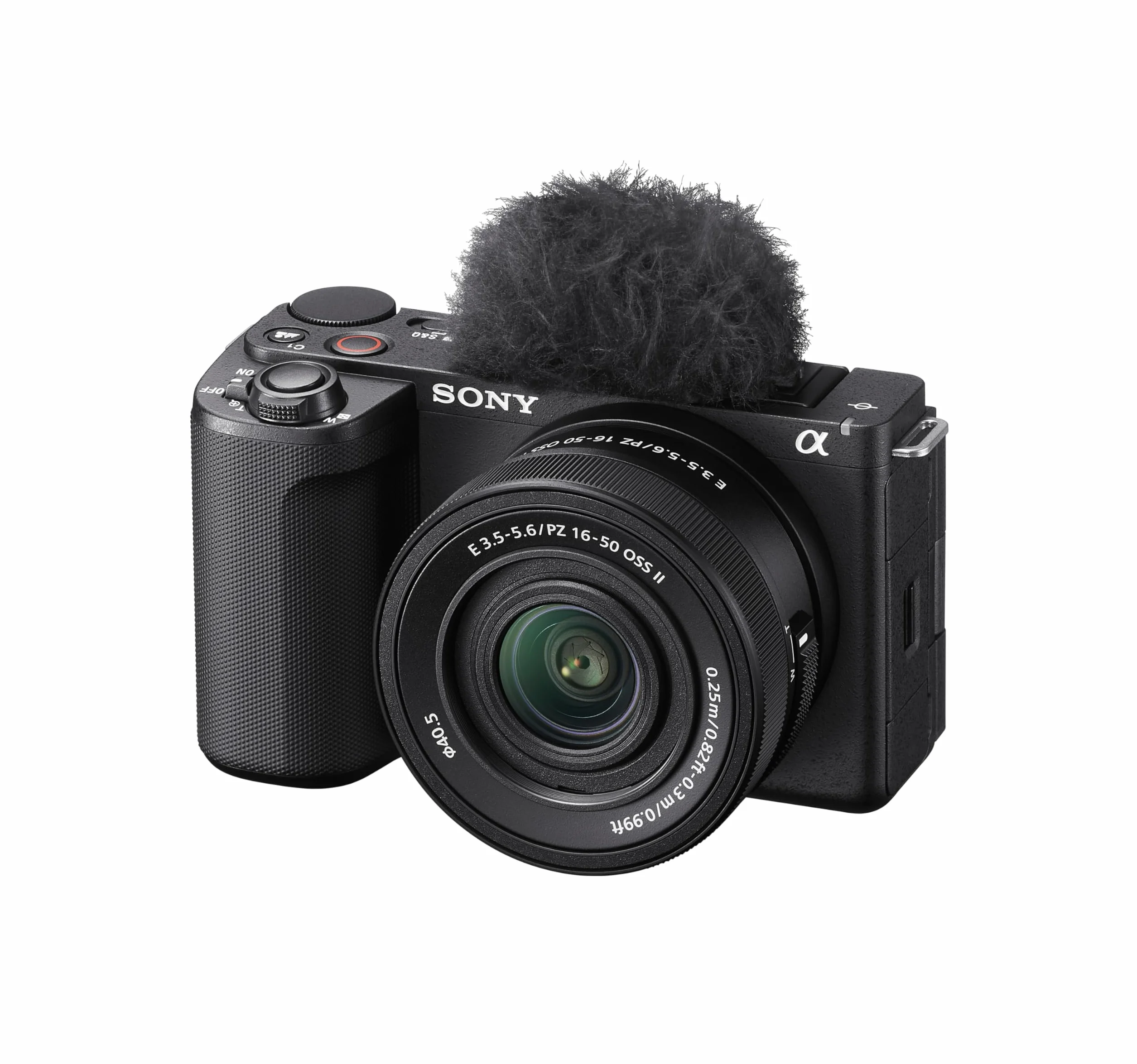 Sony ZV-E10 II Fotocamera per vlogging con obiettivo 16-50 mm (APS-C) – Video 4K 60p, 10 bit 4:2:2, 26 MP, stabilizzazione digitale, autofocus in tempo reale, ideale per vlogging e social media