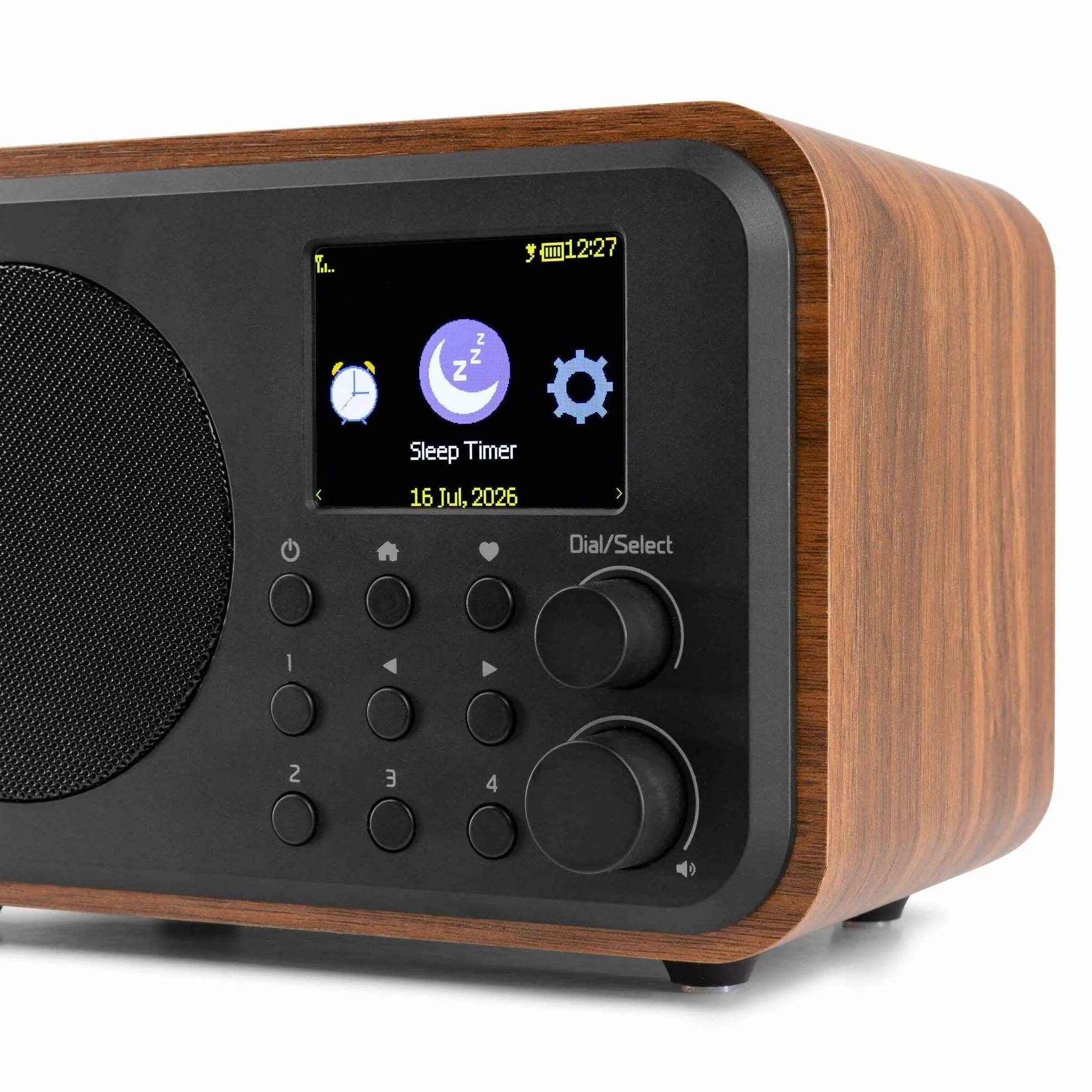 Audizio Vicenza radio Internet DAB+ Bluetooth 5.1 WLAN FM radio da cucina marrone