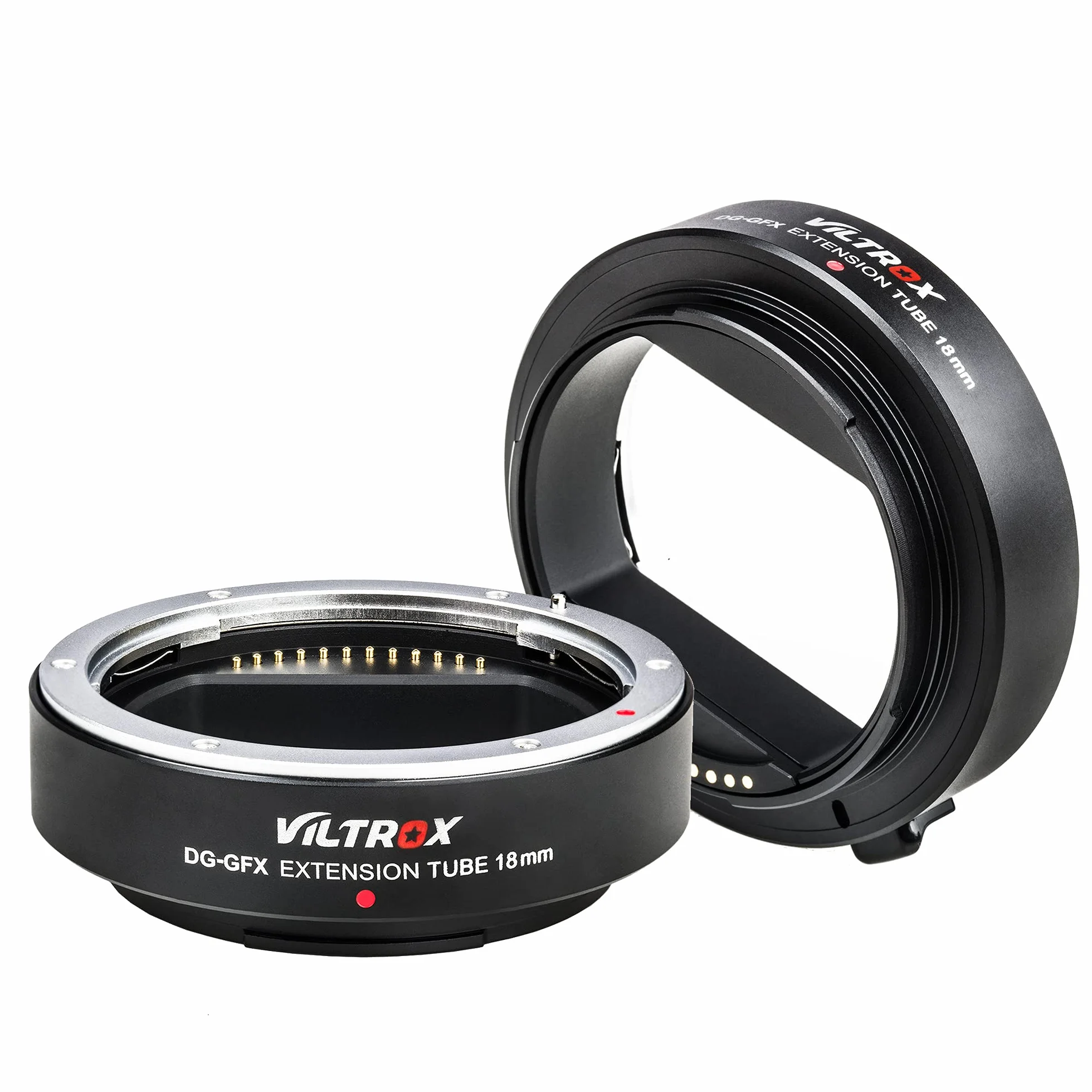 VILTROX DG-GFX 18mm Metallo Tubo di Prolunga Macro Messa a Fuoco Automatica Anello Adattatore per Fujifilm GFX Mount GFX 100 50S 50R Fotocamera