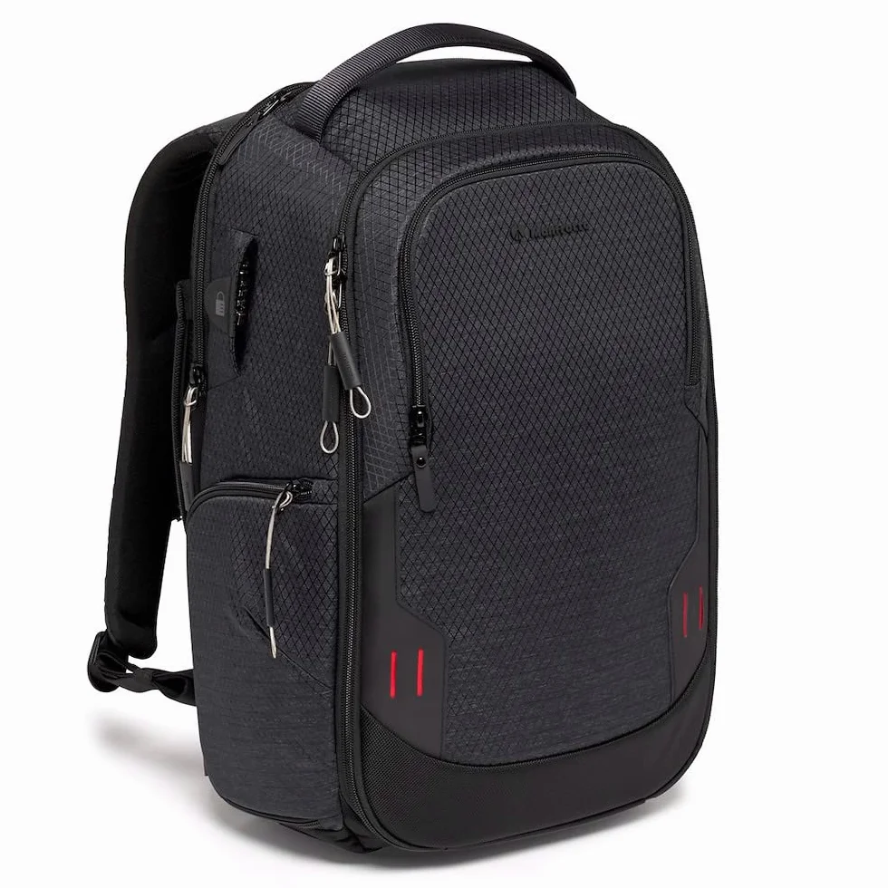 Manfrotto PRO Light Frontloader M, Zaino Fotografico Professionale per Fotocamere, Accesso Laterale e Frontale, Attacco per Treppiede, Zaino Imbottito con Divisori Intercambiabili, Nero