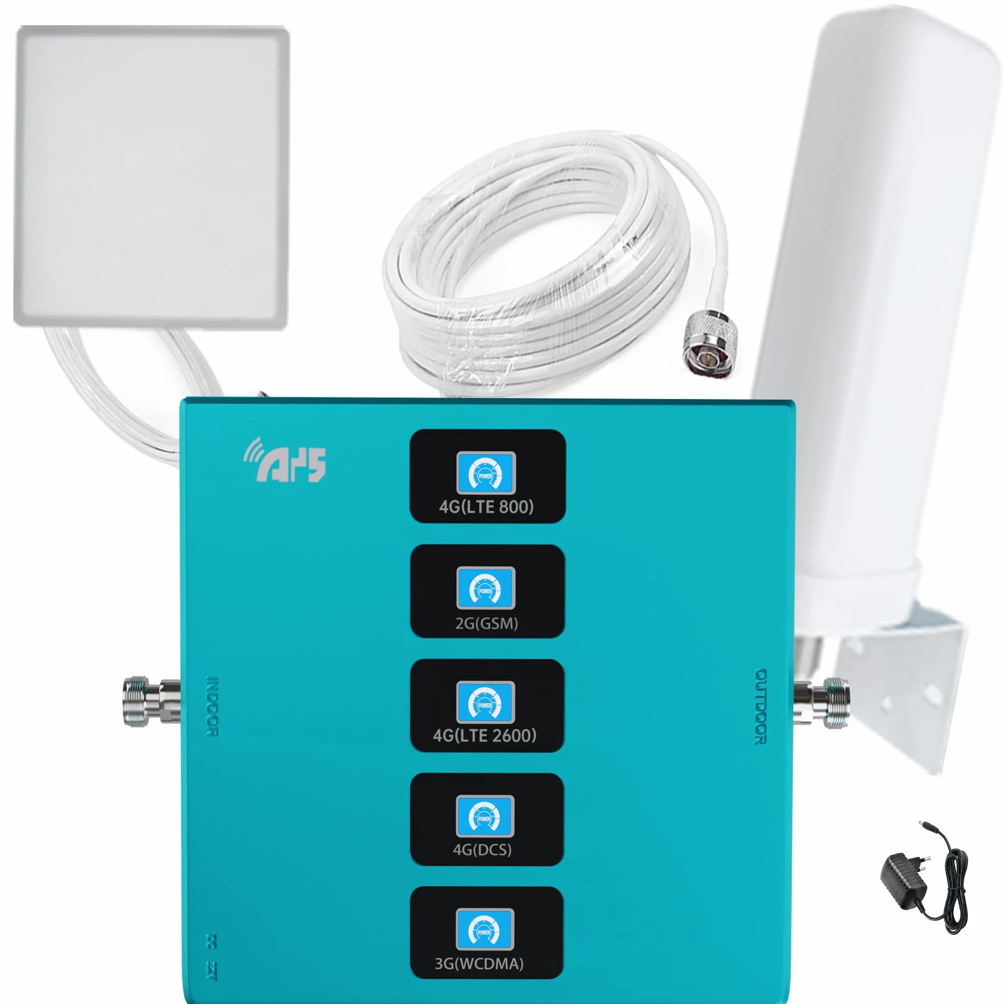 4G 3G 2G LTE GSM 800 900 1800 2100 2600 MHZ ripetitore del segnale del telefono cellulare banda 20 8 7 3 1 (800/900/1800/2100/2600MHZ B1/3/7/8/20)