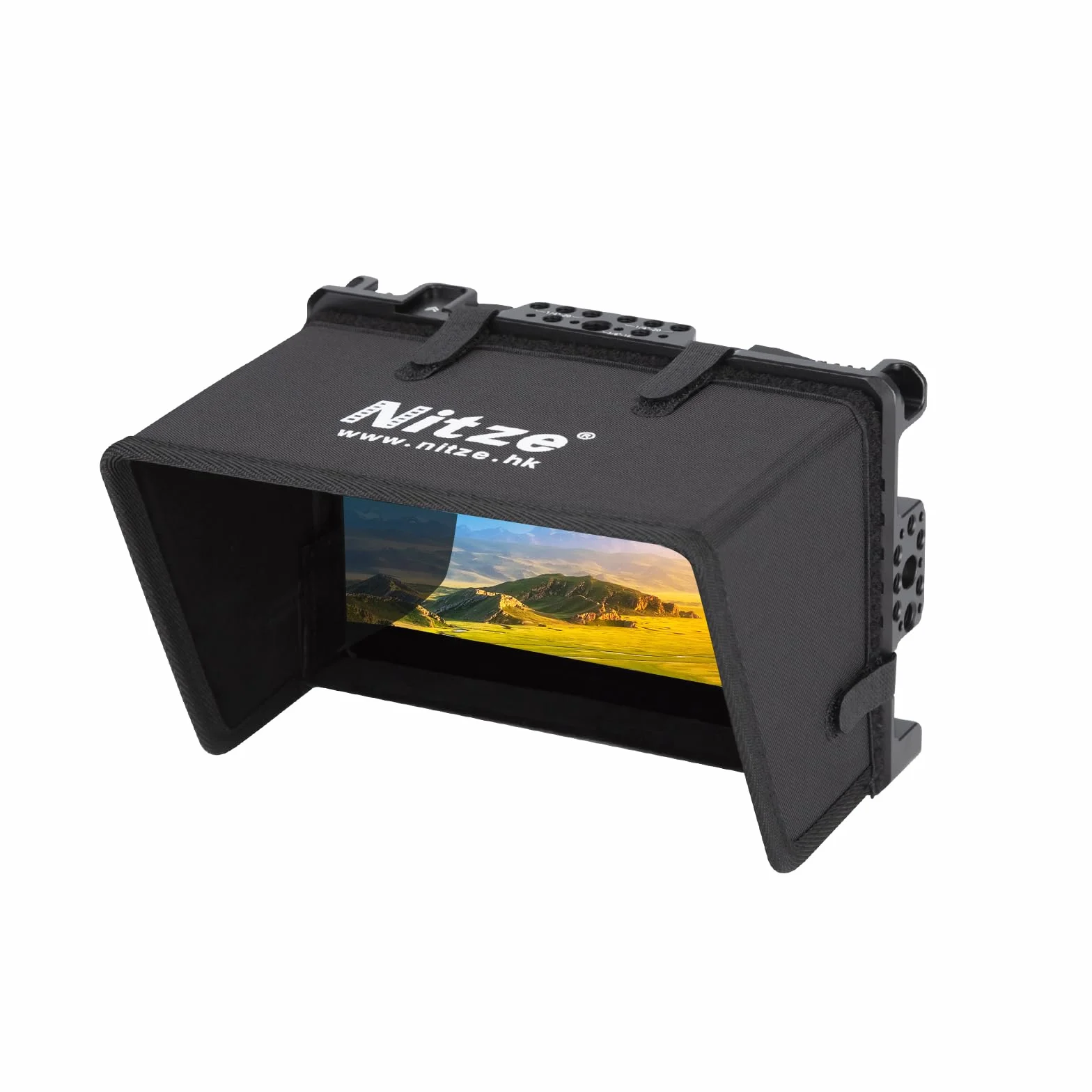 Nitze Gabbia per Monitor SmallHD Indie 7/702 Touch da 7" con parasole - JT-S02B