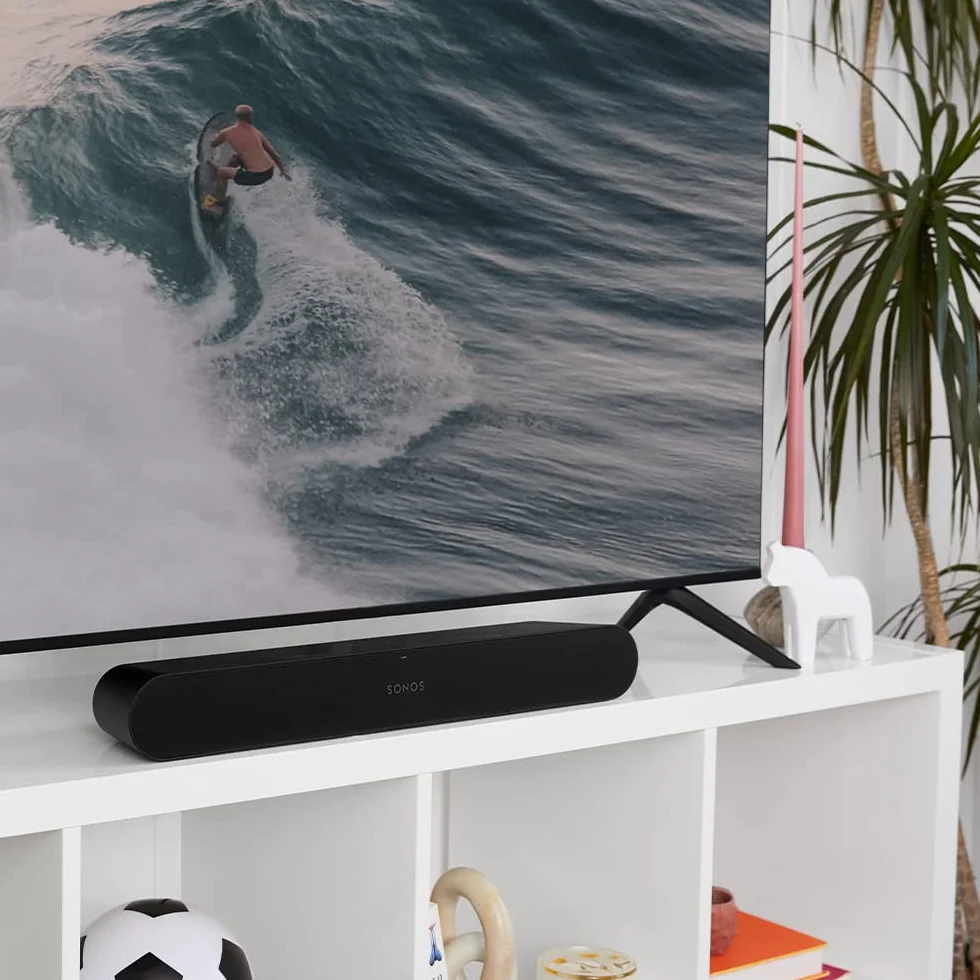 Sonos Ray Soundbar Compatta per TV e Musica Nero