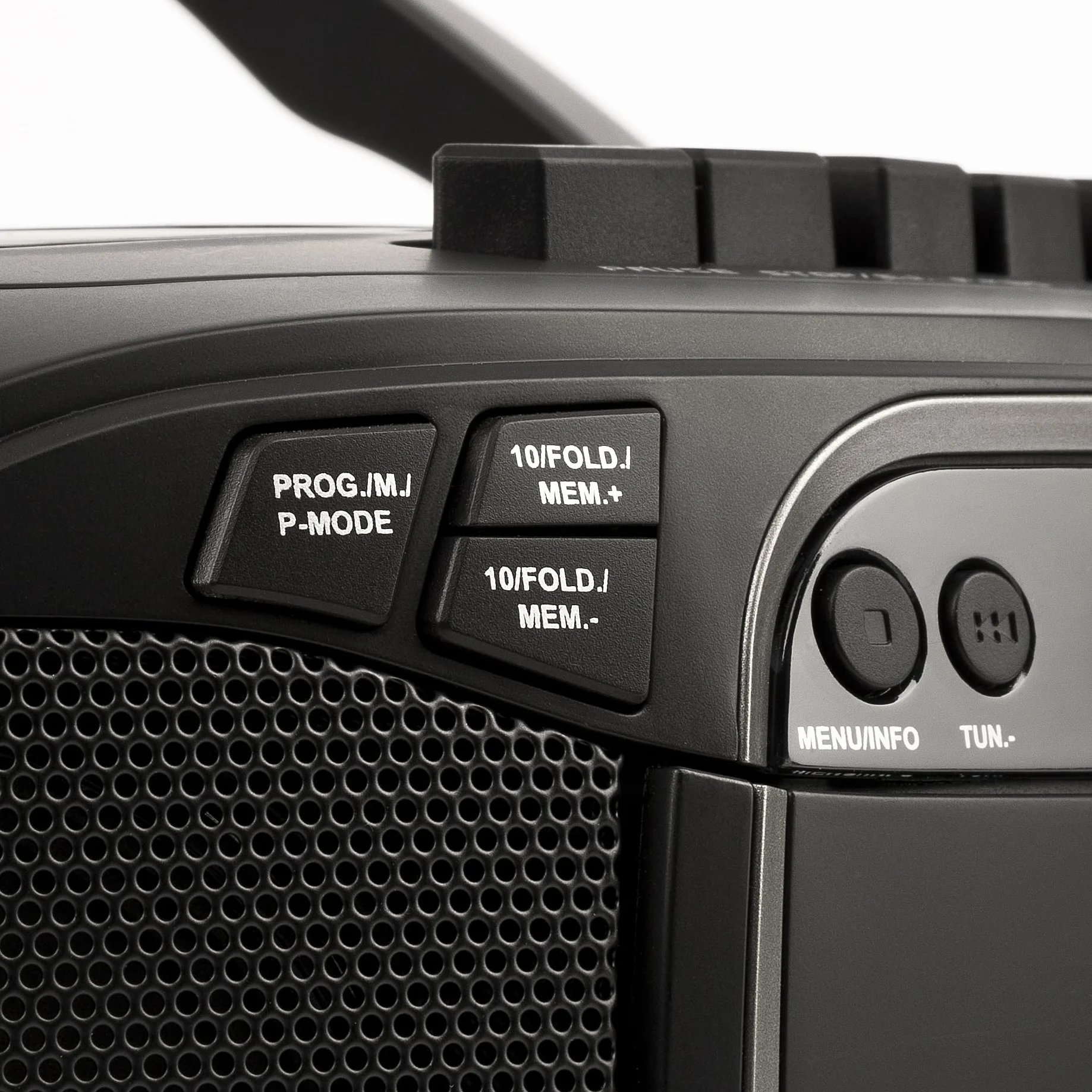 Trevi CMP 576 Stereo Portatile DAB FM, Boombox con Lettore CD e Musicassette, Ingressi USB, AUX-IN e Presa Cuffia