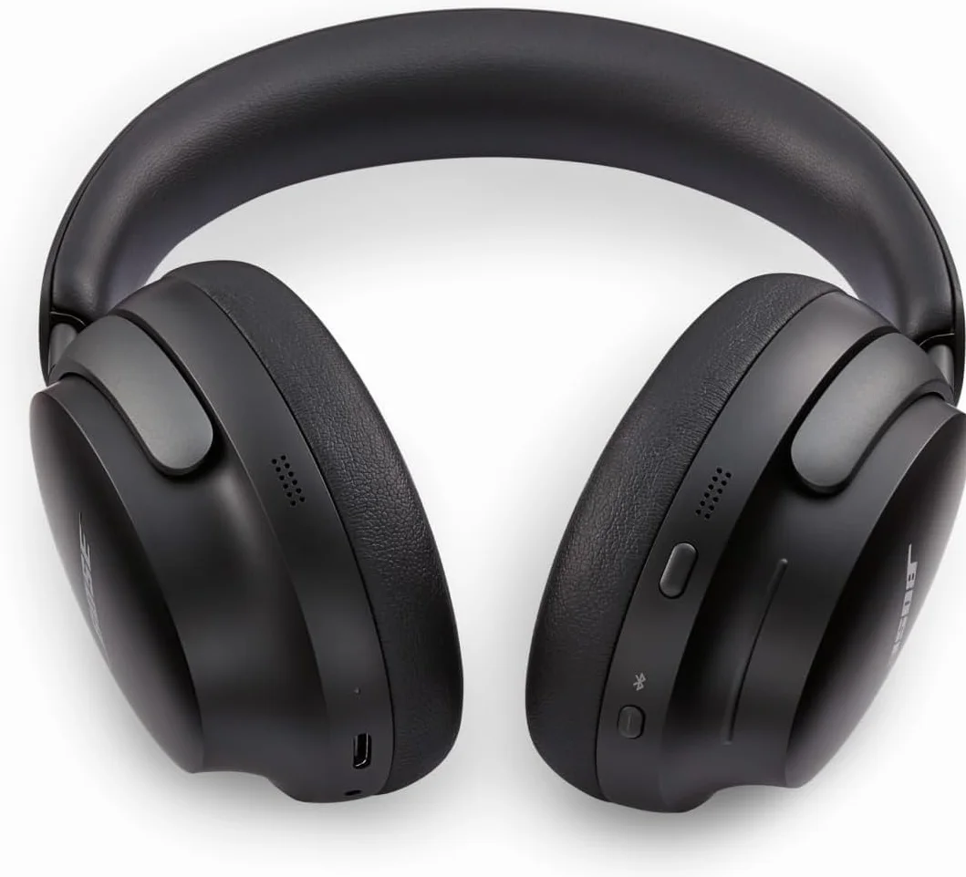 Bose QuietComfort Ultra Headphones Cuffie Wireless Bluetooth con Cancellazione del Rumore, Audio Spaziale e Microfono, Modello Over-ear con Durata della Batteria Fino a 24 ore, Nero